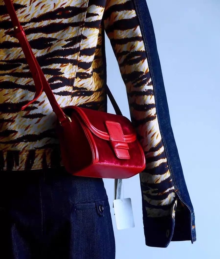 Dries Van Noten Dries Van Noten Velvet & Leather Crossbody 18x13x7cm Size ONE SIZE - 1 Thumbnail