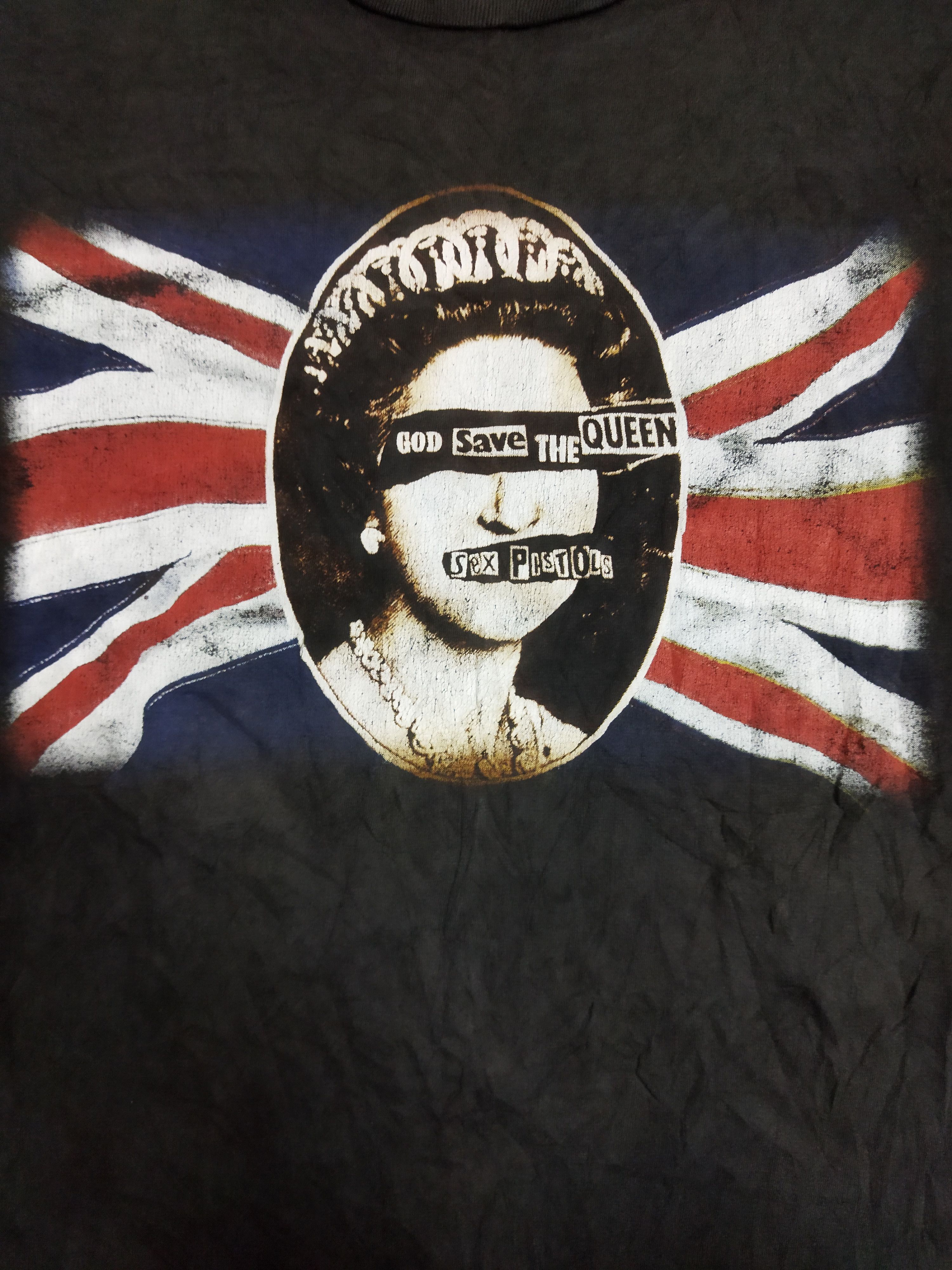 Band Tees × Vintage Vintage Sex Pistols Bootleg Tee Size US XL / EU 56 / 4 - 3 Thumbnail