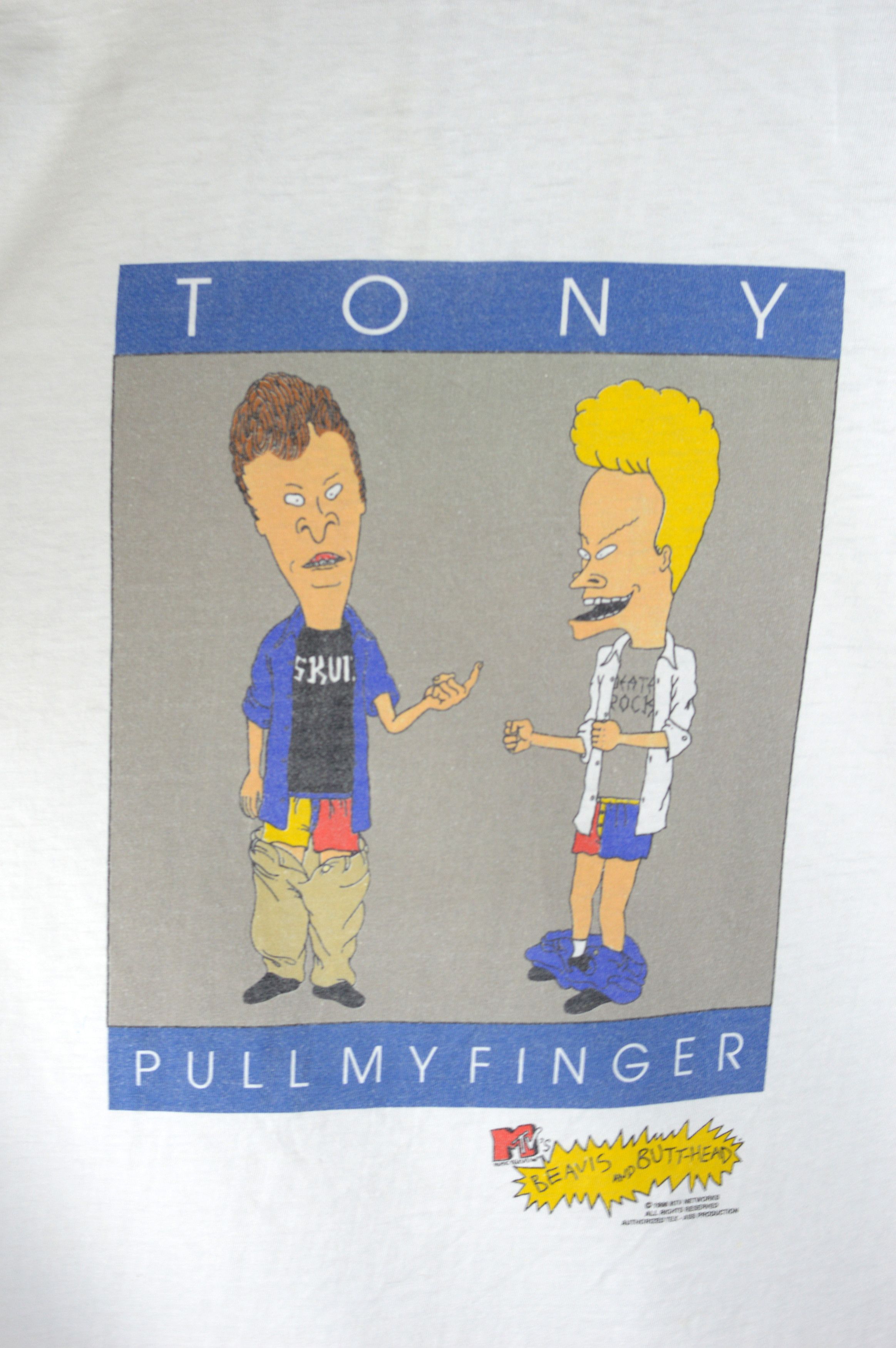 Mtv Tony Pullmyfinger Beavis And Butthead MTV 1998 t shirt Size US XL / EU 56 / 4 - 2 Thumbnail