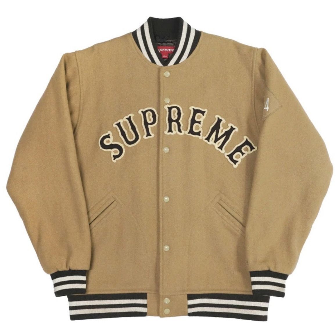 Supreme Supreme 2005 New York 1994 Varsity Jacket Beige Size US M / EU 48-50 / 2 - 6 Thumbnail