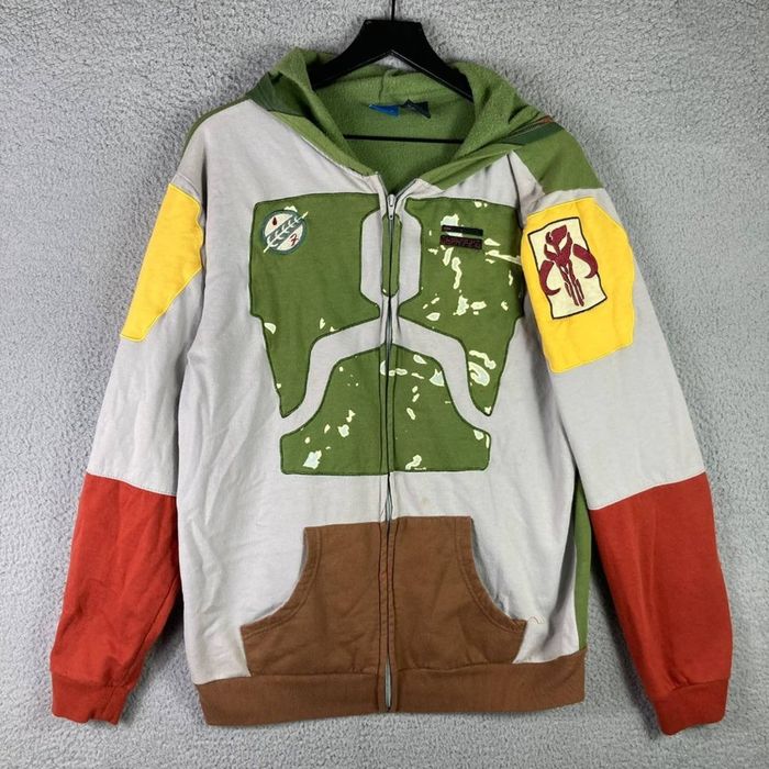 Star Wars Mandalorian Star Wars Hoodie Sweatshirt Jacket Full Zip XL ...