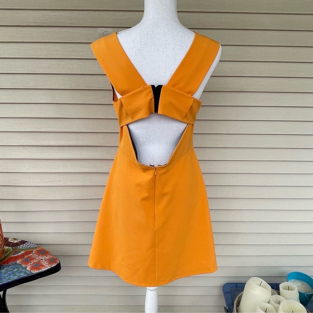 Zara Zara Cut Out Fit & Flare Mini Dress Size L Size L / US 10 / IT 46 - 4 Thumbnail