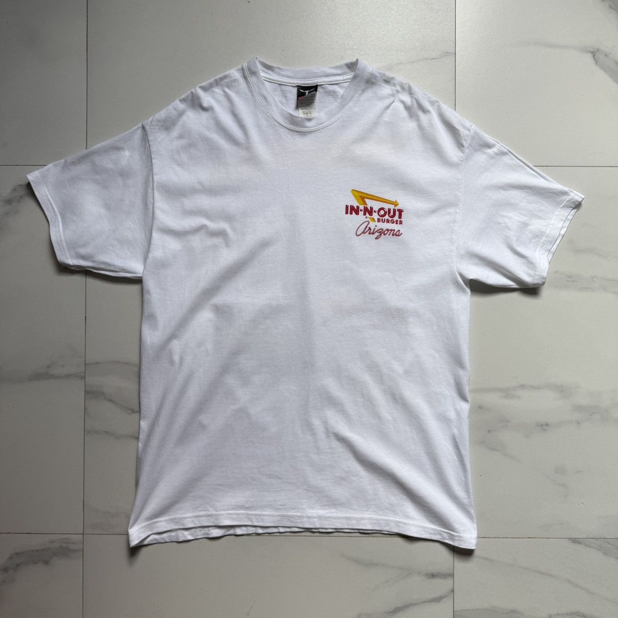 Hanes Vintage Y2K In-N-Out Arizona T-Shirt Size US L / EU 52-54 / 3 - 2 Thumbnail