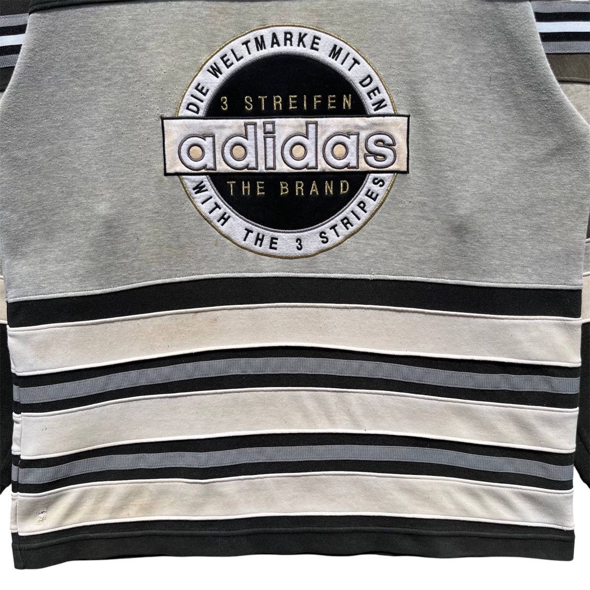 Adidas RARE🔥 Disstressed Vintage 90s Adidas Big Logo Spellout Size US L / EU 52-54 / 3 - 5 Thumbnail