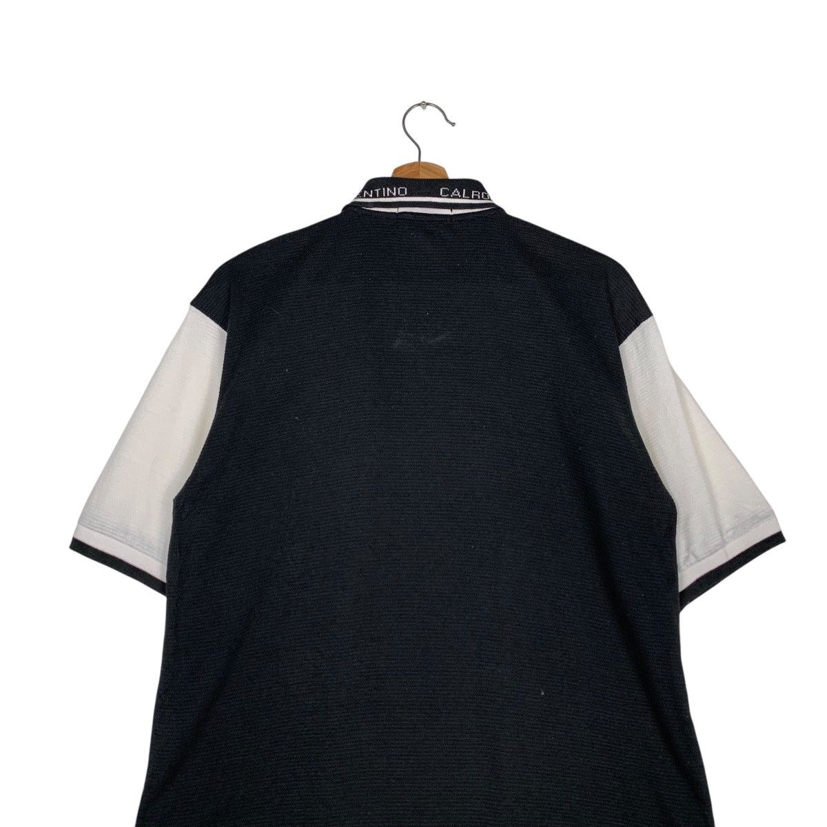 Valentino CALRO VALENTINO Embroidery Big Logo Polo Shirt #1430-C65 Size US M / EU 48-50 / 2 - 8 Thumbnail