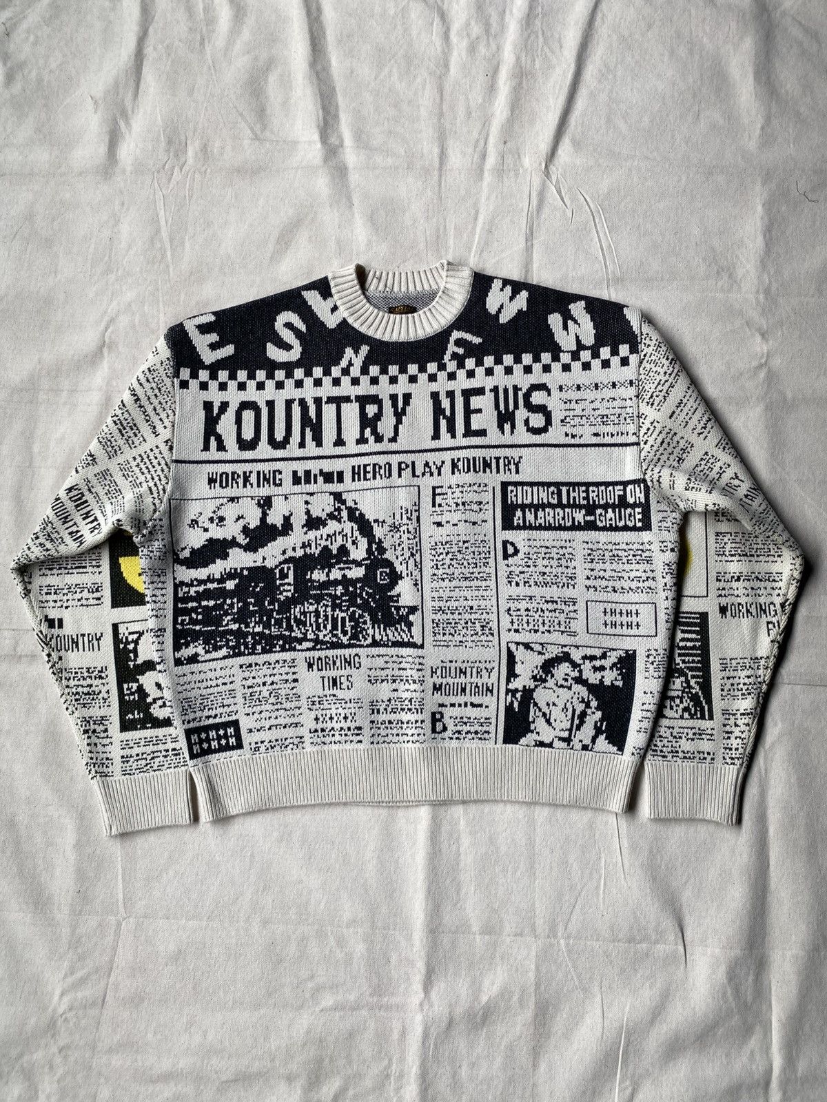 Kapital Kountry Kapital Kountry News 8G Knit Sweater Size US M / EU 48-50 / 2 - 1 Thumbnail