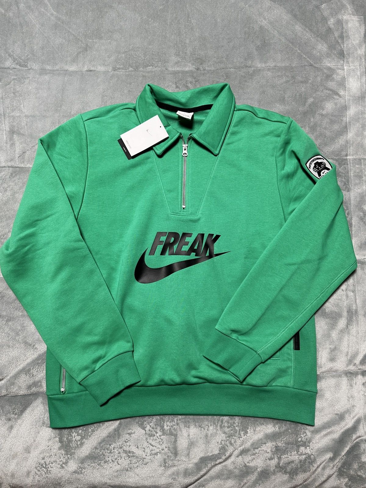 Nike NEW Men’s Nike Giannis Standard Issue 1/4 Zip Basketball Top Size US XL / EU 56 / 4 - 1 Thumbnail