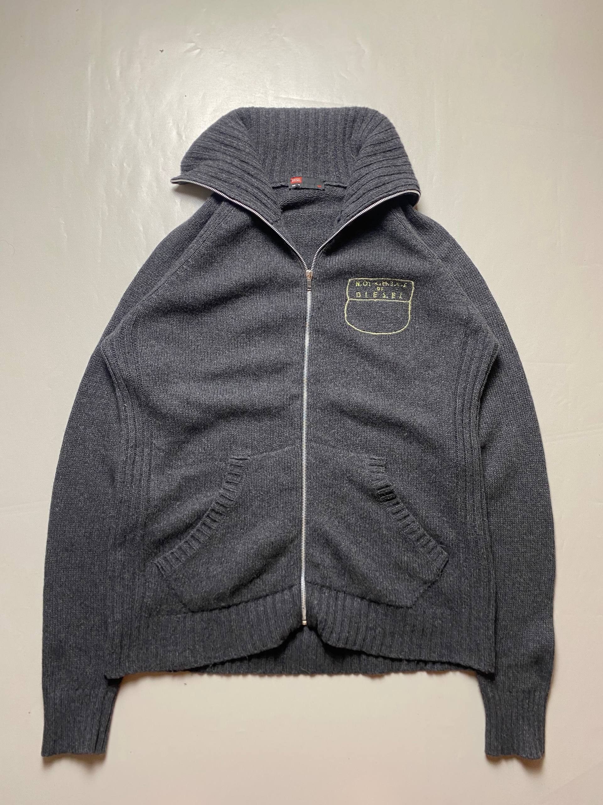 Diesel Vintage Diesel Wool Sweater 90's Size US M / EU 48-50 / 2 - 1 Thumbnail