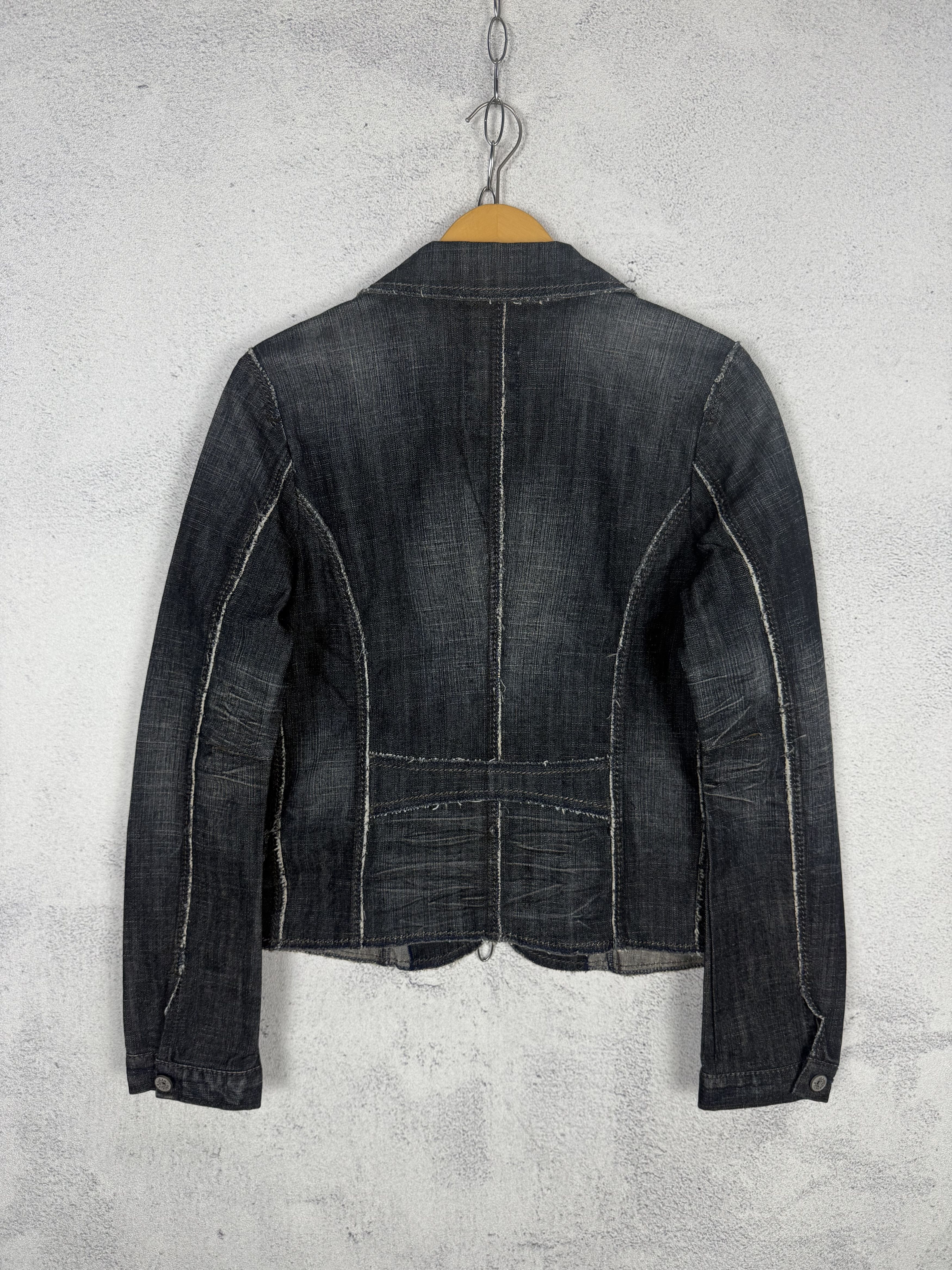 Marithe + Francois Girbaud Vintage Marithe Francois Girbaud Blazer Jeans Jacket Size L / US 10 / IT 46 - 2 Thumbnail