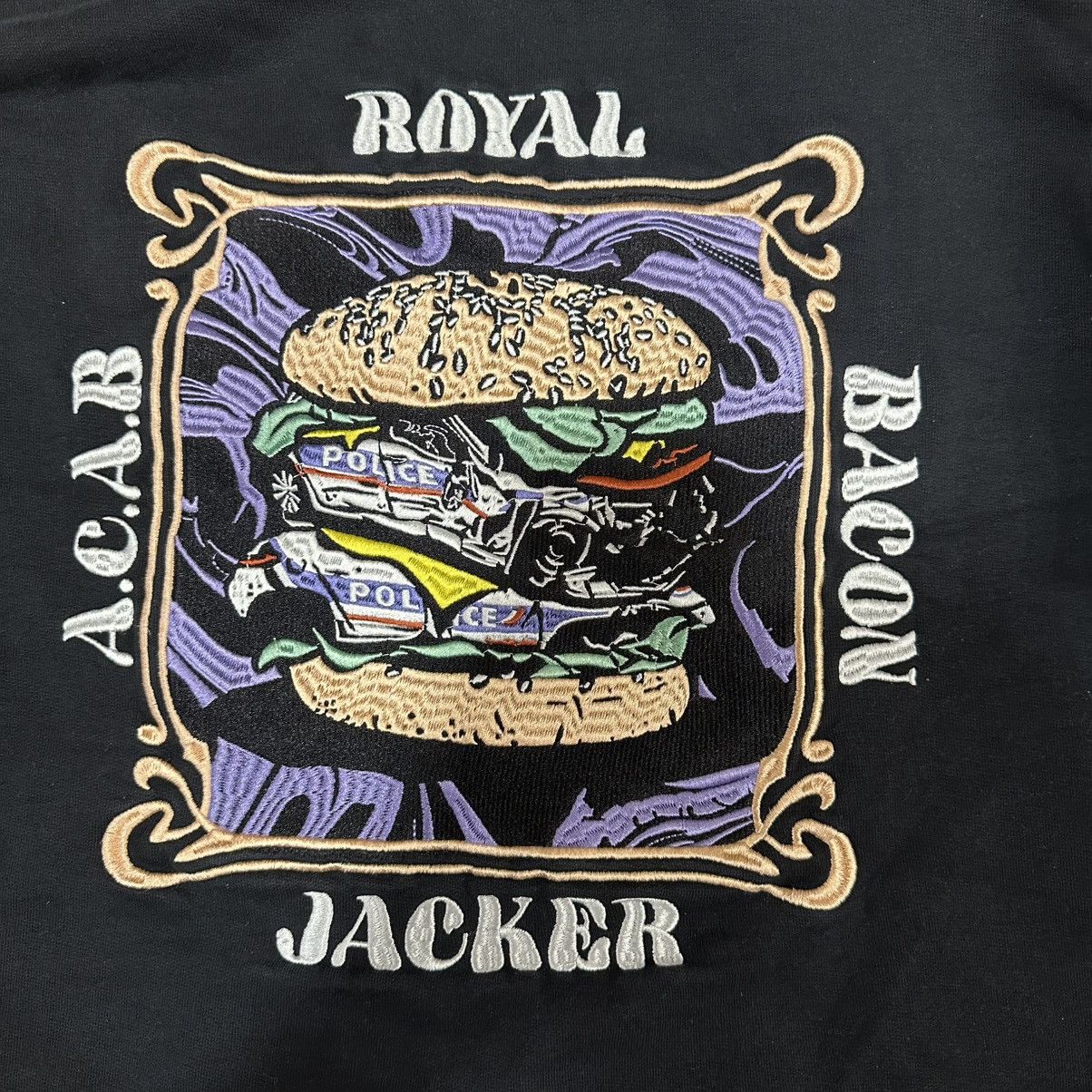 Other JACKER Black Graphic Pullover “Royal Bacon” Hoodie Size US M / EU 48-50 / 2 - 2 Thumbnail