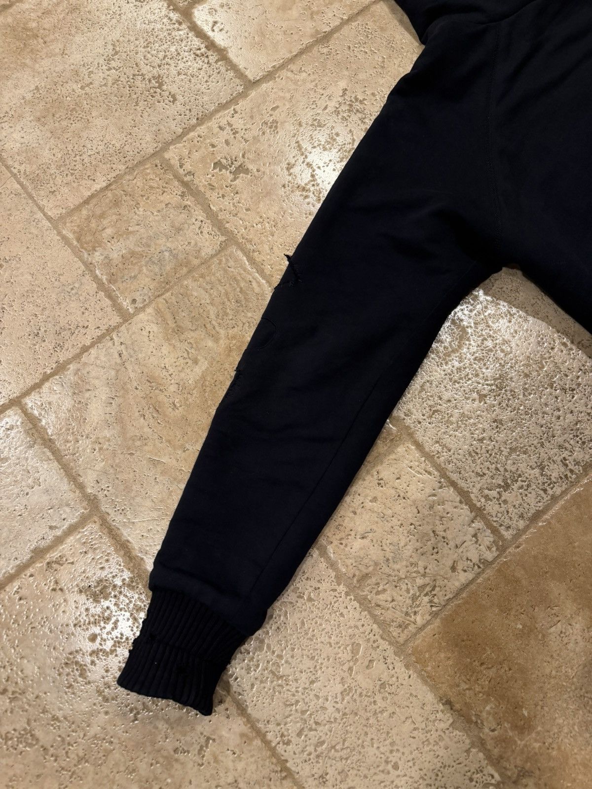 Greg Lauren Greg Lauren Black Fleece Hoodie Sherpa Lined Zip Up Hoodie Size US L / EU 52-54 / 3 - 16 Thumbnail