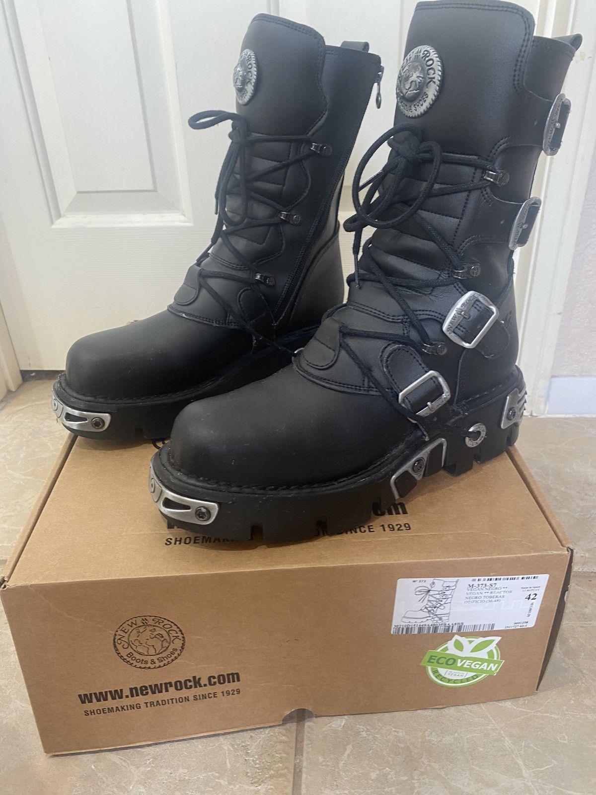 New Rock Black New Rocks platform boots | Grailed