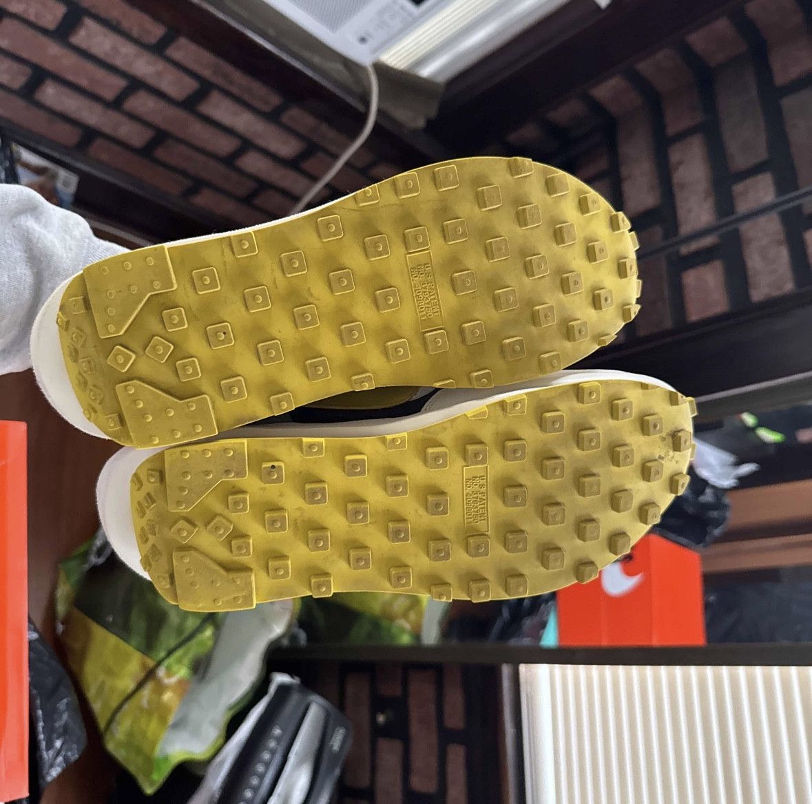 Nike Nike Ld Waffle Sacai Undercover - Black Bright Citron Size US 10 / EU 43 - 4 Thumbnail