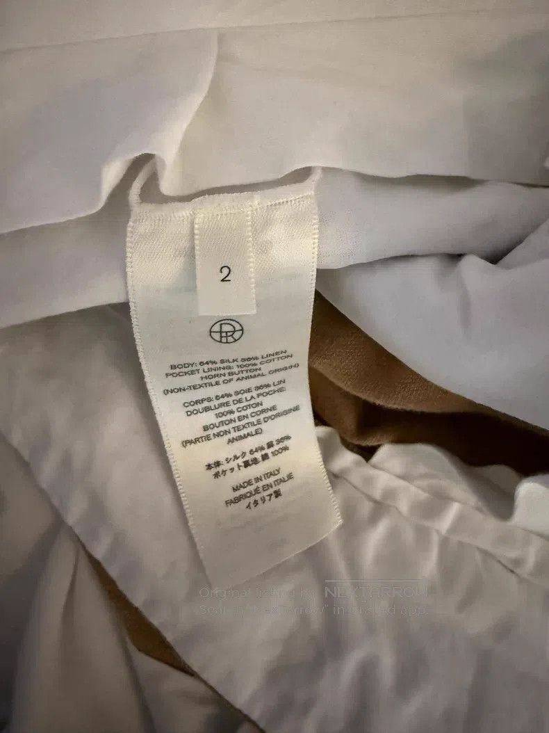 The Row The Row size 2 Linen and silk slacks Size 25" / US 0 / IT 36 - 2 Thumbnail