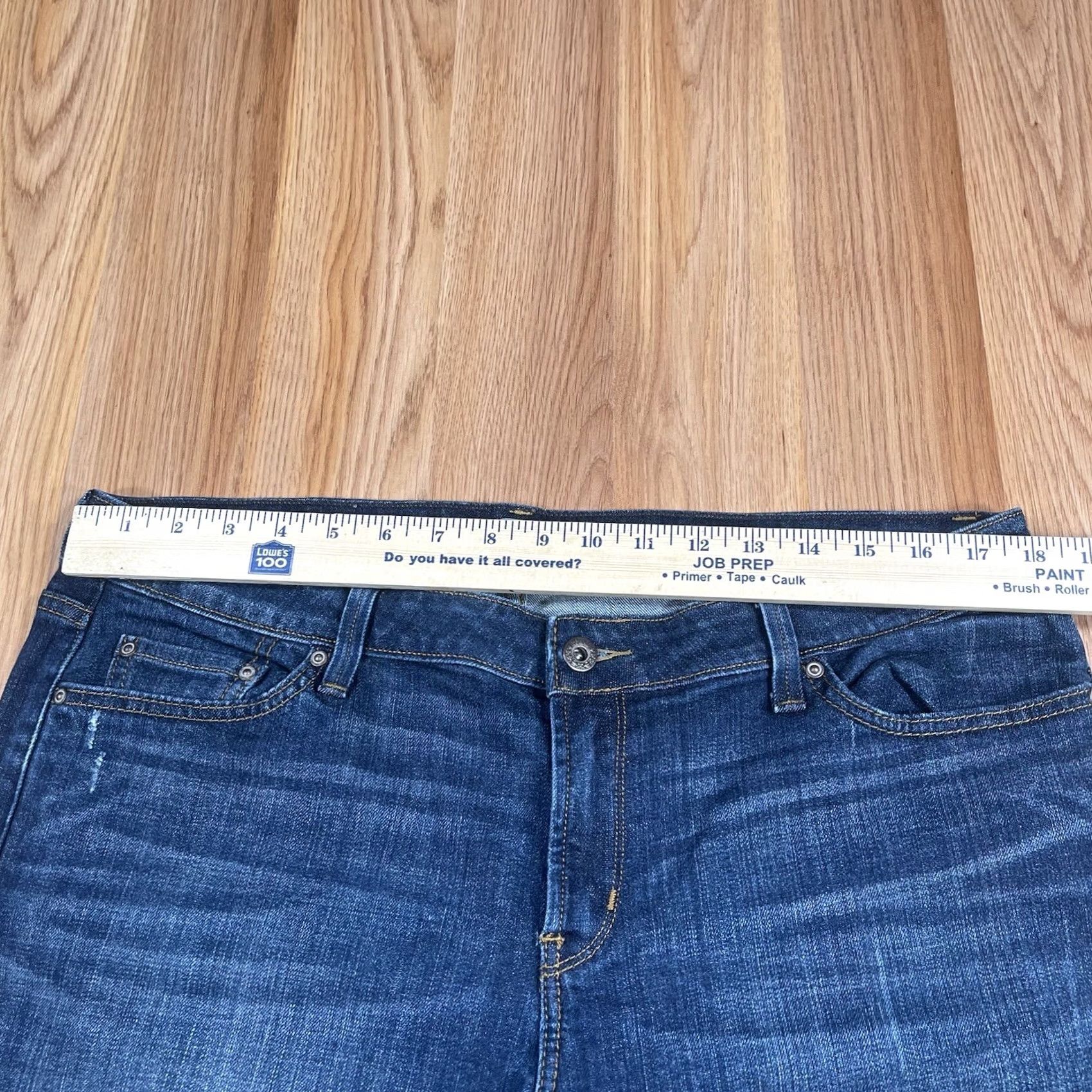 Levi's Levi's Womens 16M Bootcut Jeans Blue Wash Denim Pants Stretch Mid Rise Size 38" / US 16 / IT 52 - 3 Thumbnail