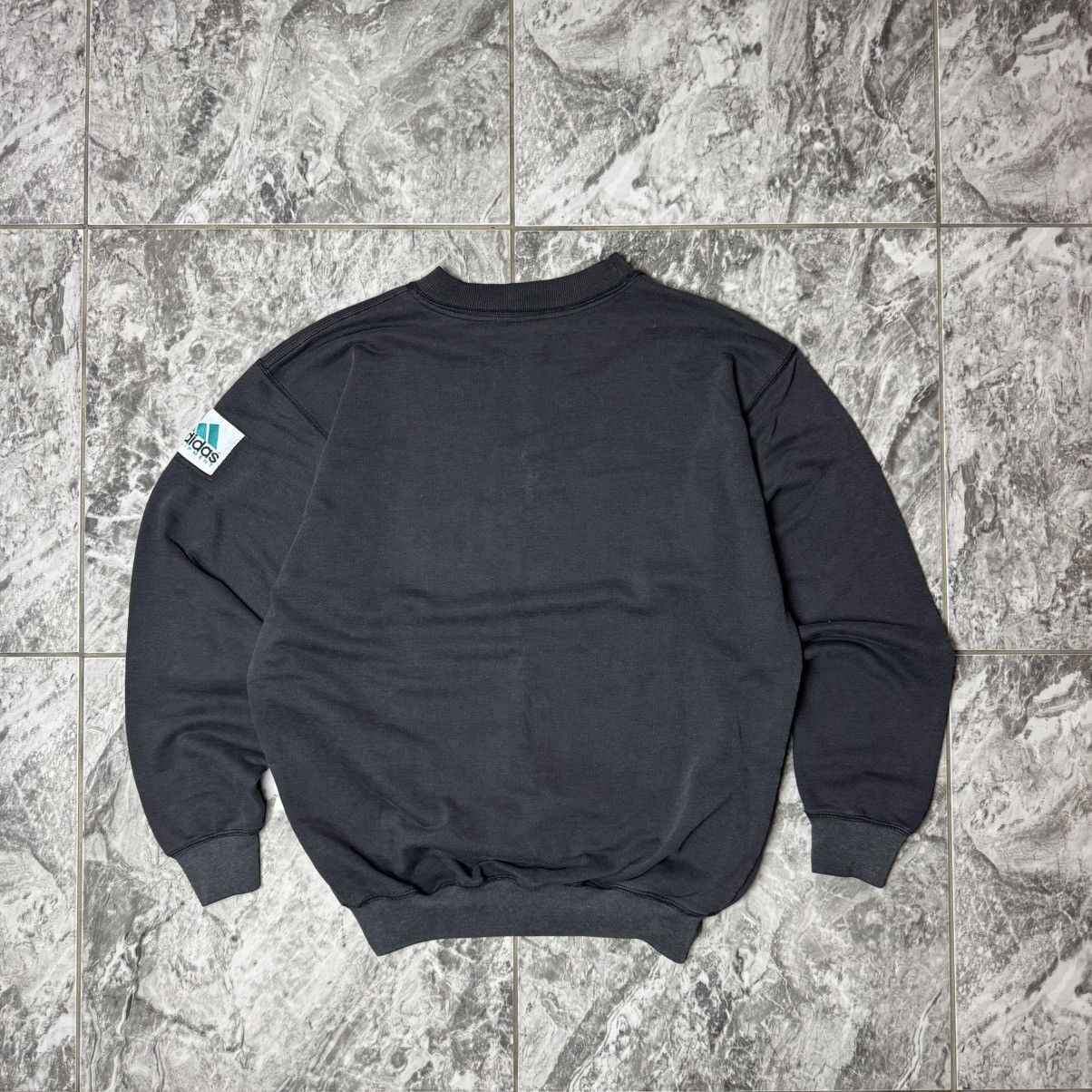 Adidas × Vintage Adidas Equipment Sweatshirt Vintage Size US L / EU 52-54 / 3 - 2 Thumbnail