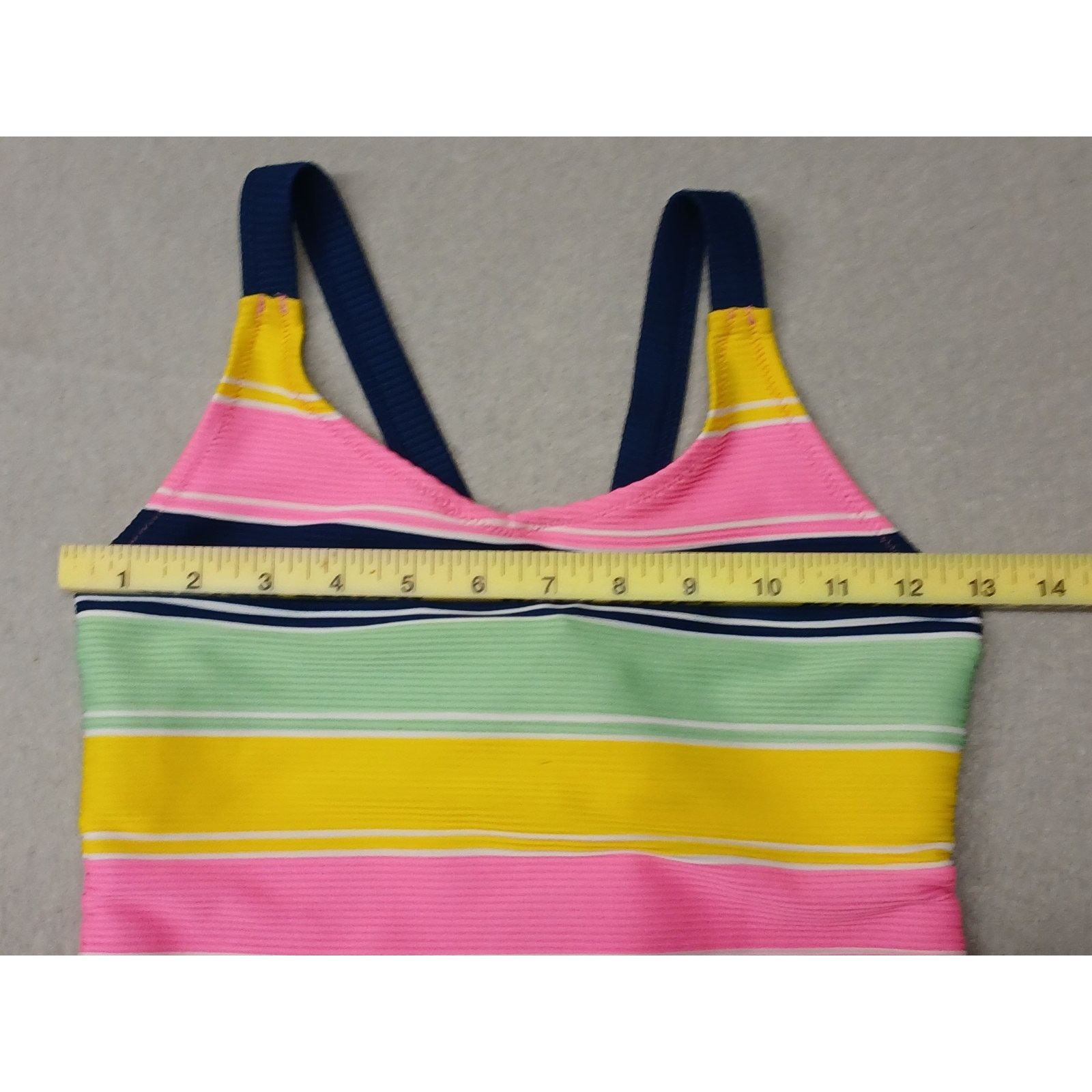 Other There Abouts (XL) Women's One Pc. Multicolor Strap Swim Suit Size ONE SIZE - 5 Thumbnail