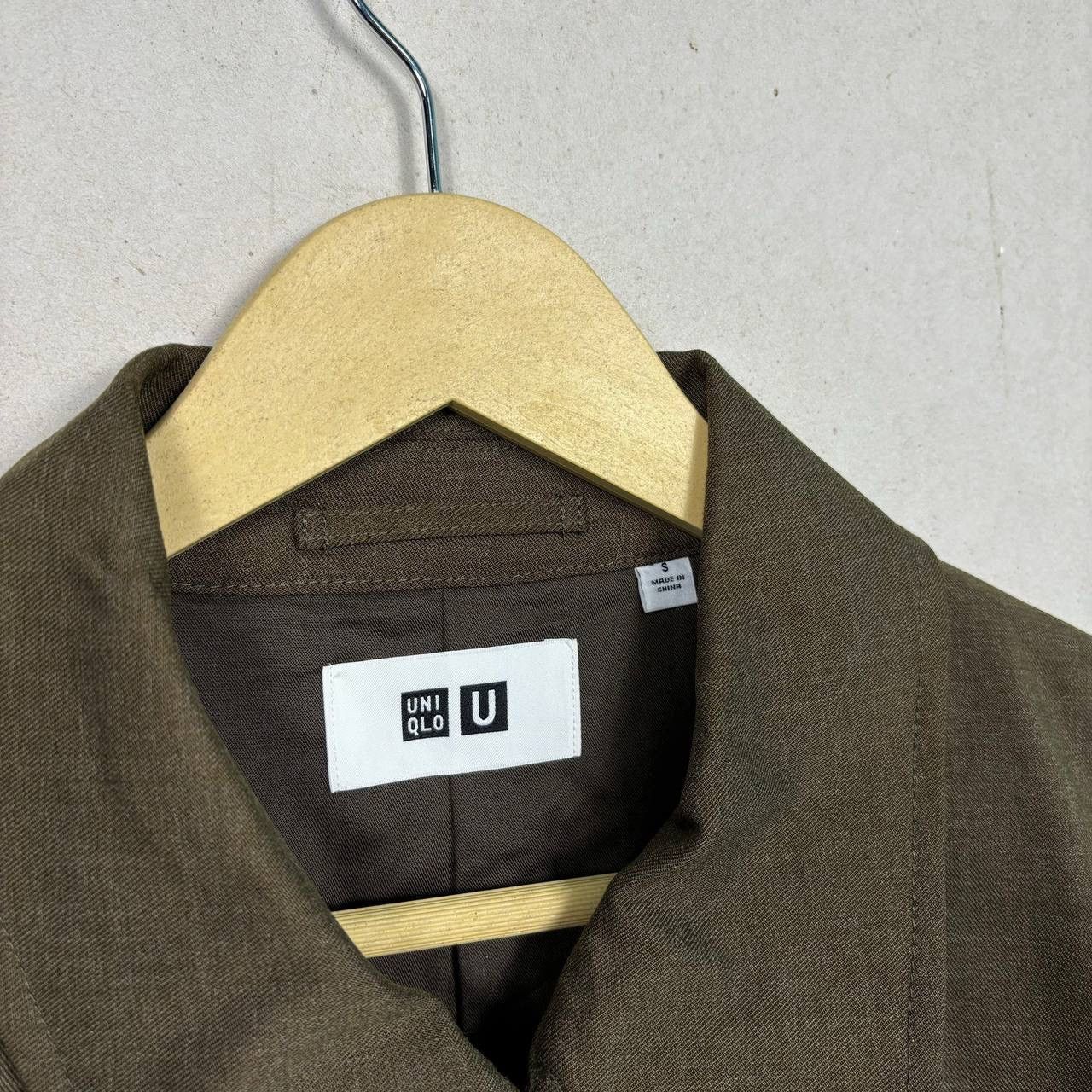 Lemaire × Uniqlo Uniqlo U Lemaire Wool Blend Zip Up Blouson Jacket Brown S Size US S / EU 44-46 / 1 - 6 Thumbnail