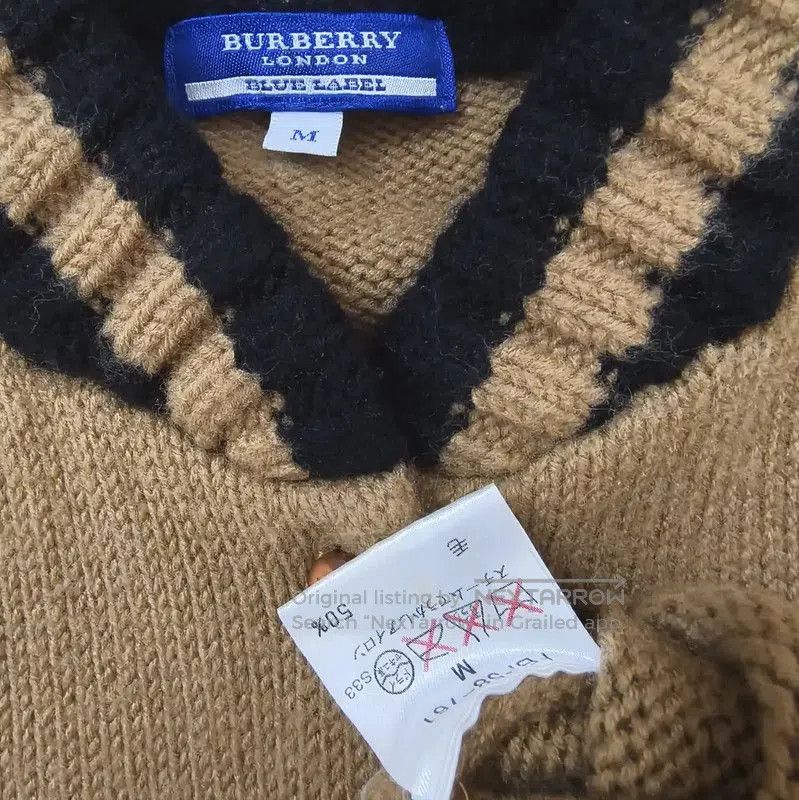 Burberry Burberry Khaki Wool Cardigan for Women. Size M / US 6-8 / IT 42-44 - 6 Thumbnail