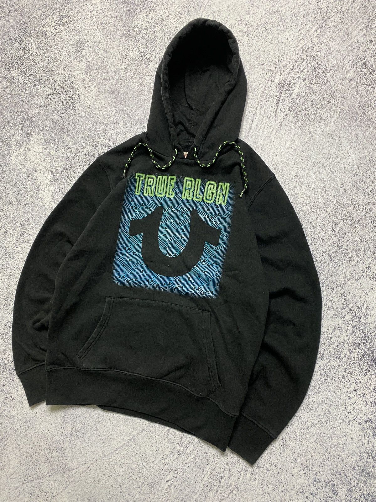 True Religion × Vintage True Religion Hoodie Big Logo Y2k Size US S / EU 44-46 / 1 - 2 Thumbnail
