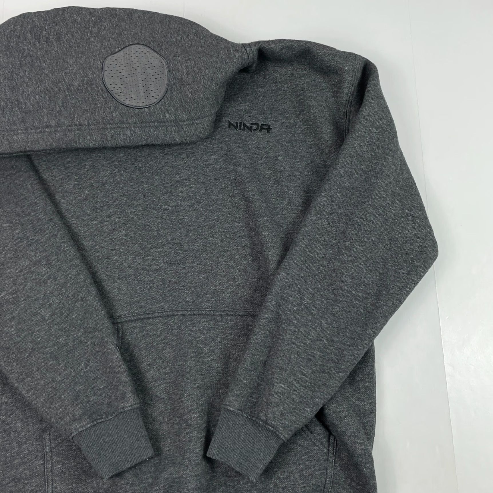 Vintage VINTAGE Team Ninja Hoodie Mens Medium Gray Headphone Hood Fleece Lined Gaming Gamer Size US M / EU 48-50 / 2 - 3 Thumbnail