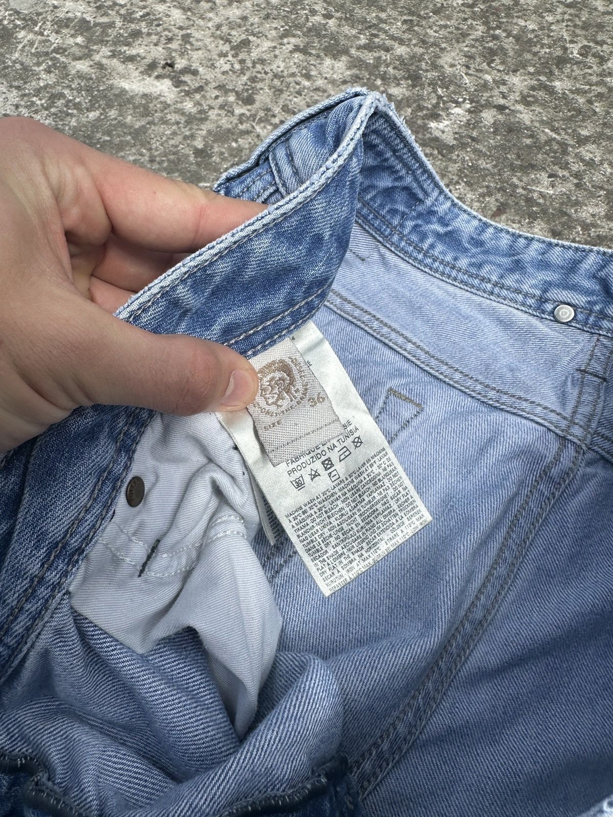 Diesel Y2K Vintage Diesel Custom Cargo Jeans Streetwear Style USA Size US 36 / EU 52 - 6 Thumbnail