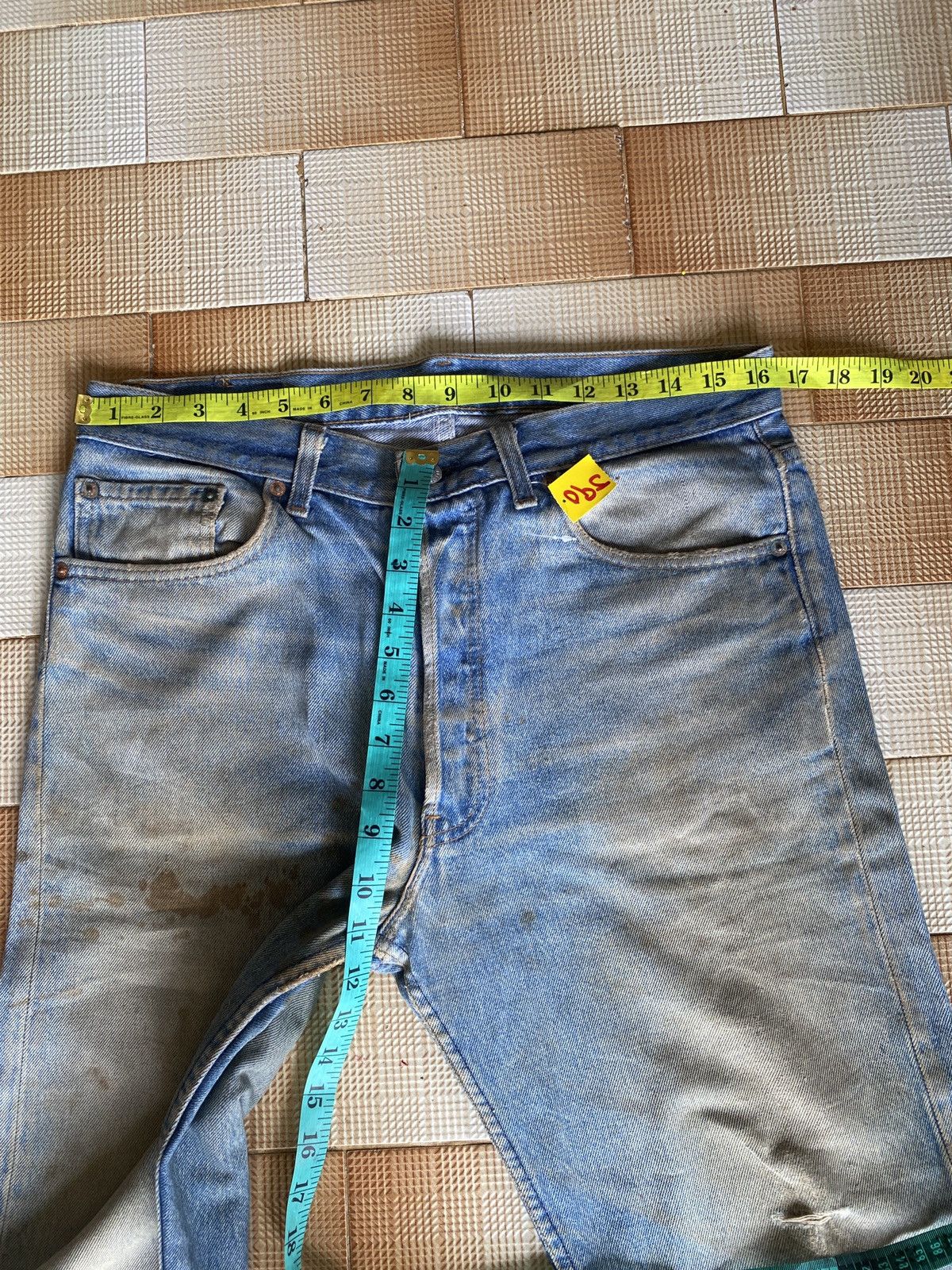 Levi's Vintage Clothing × Vintage Vintage Levi’s 501 made in usa denim Size US 33 - 11 Thumbnail
