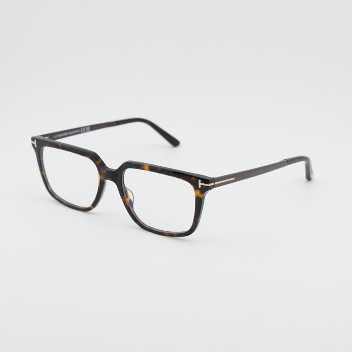 Tom Ford Tom Ford FT6039-B 052 Eyeglasses Dark Havana 54mm Rectangle Size ONE SIZE - 1 Thumbnail