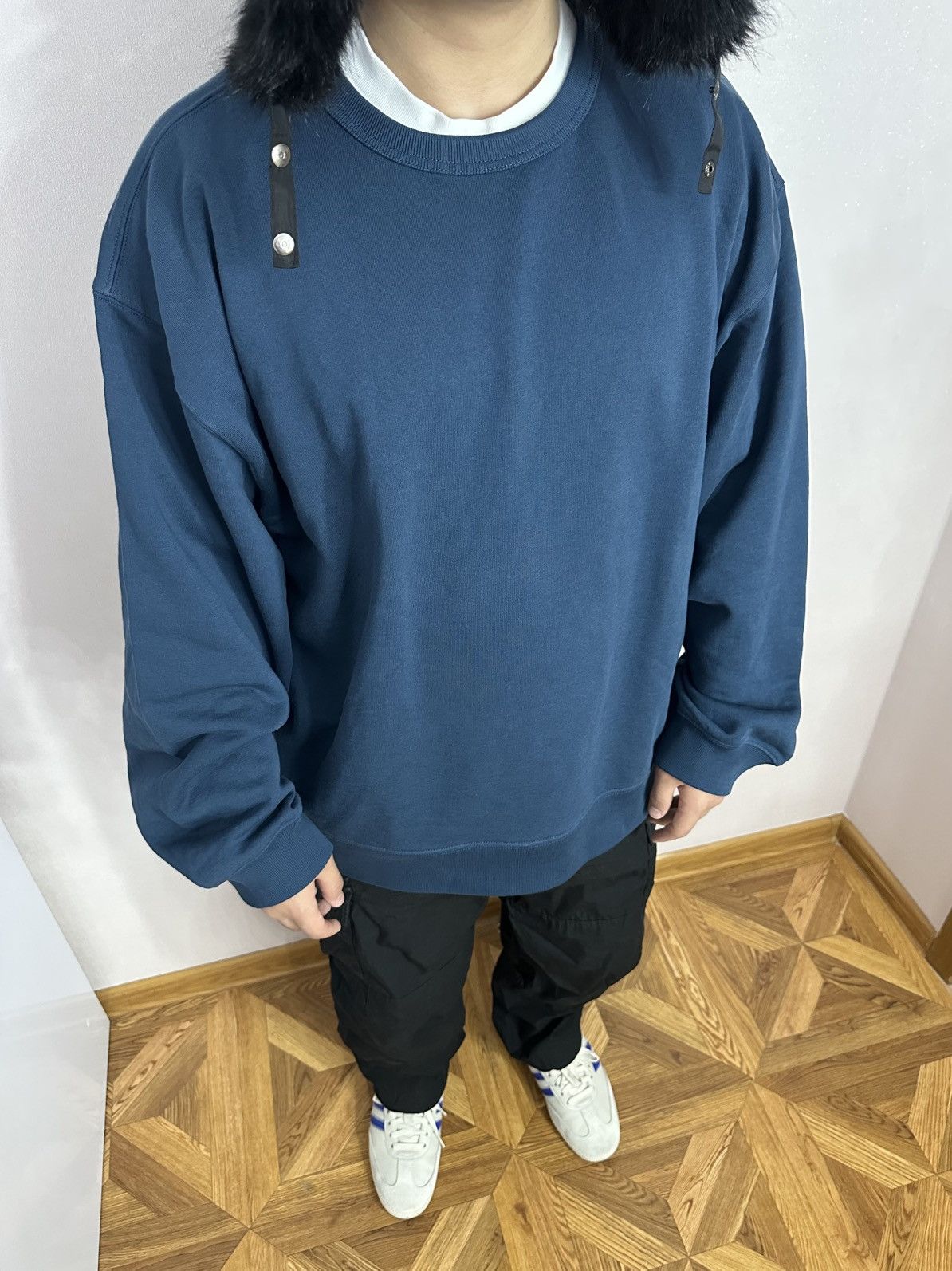 Dries Van Noten Hax Sweatshirt Blue Large