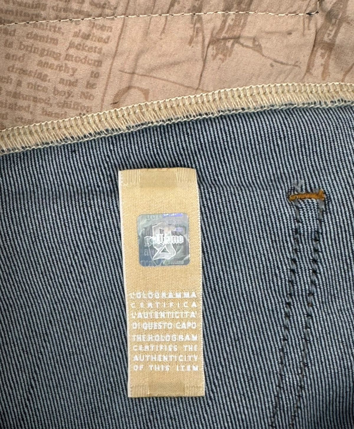 John Galliano Galliano Glitzy Jeans Bootcut Sequin Stars size 25 Size 25" / US 0 / IT 36 - 17 Thumbnail