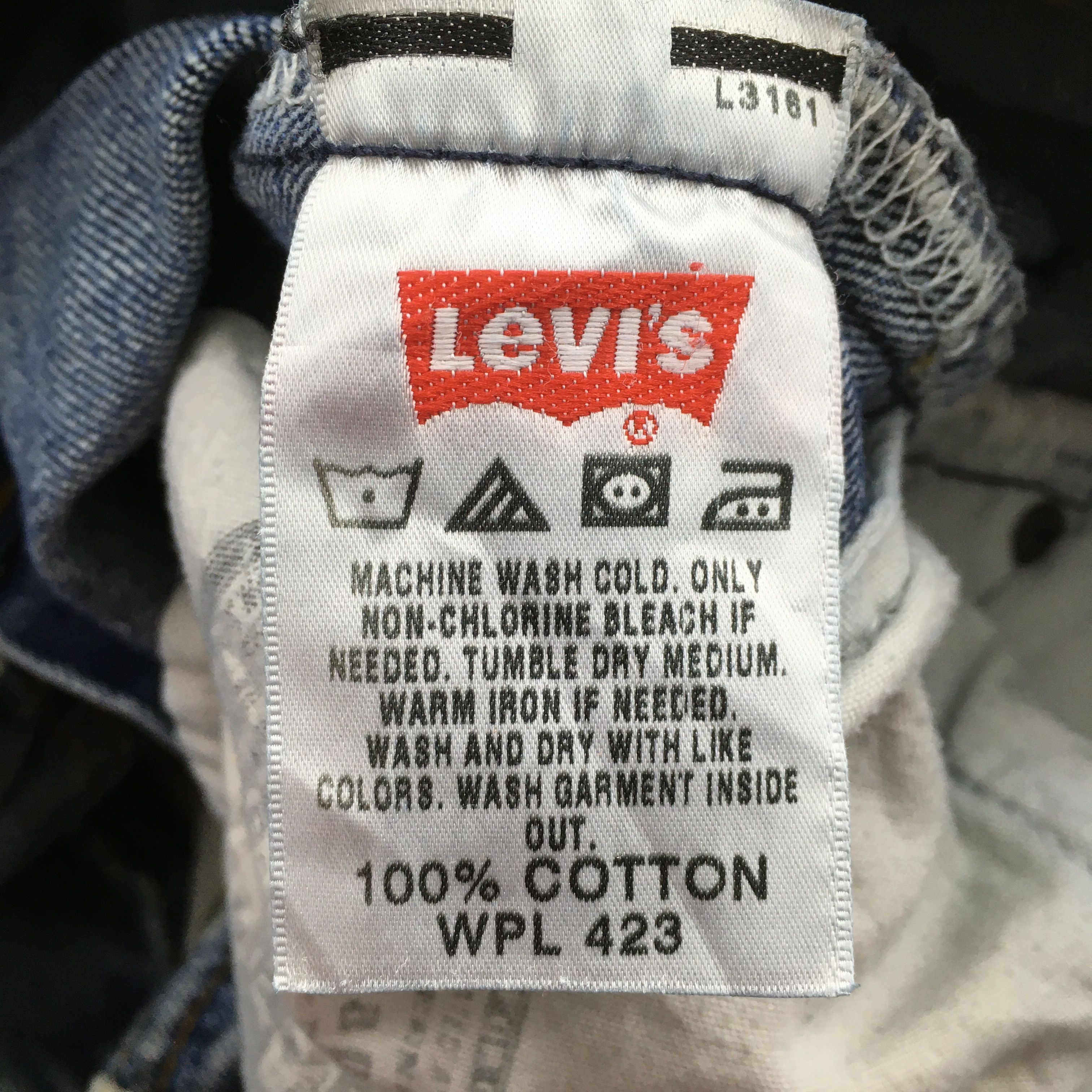 Levi's Size 32x30.5 Vintage 80s Levi's 501 Regular Fit Jeans S1591 Size US 32 / EU 48 - 14 Thumbnail