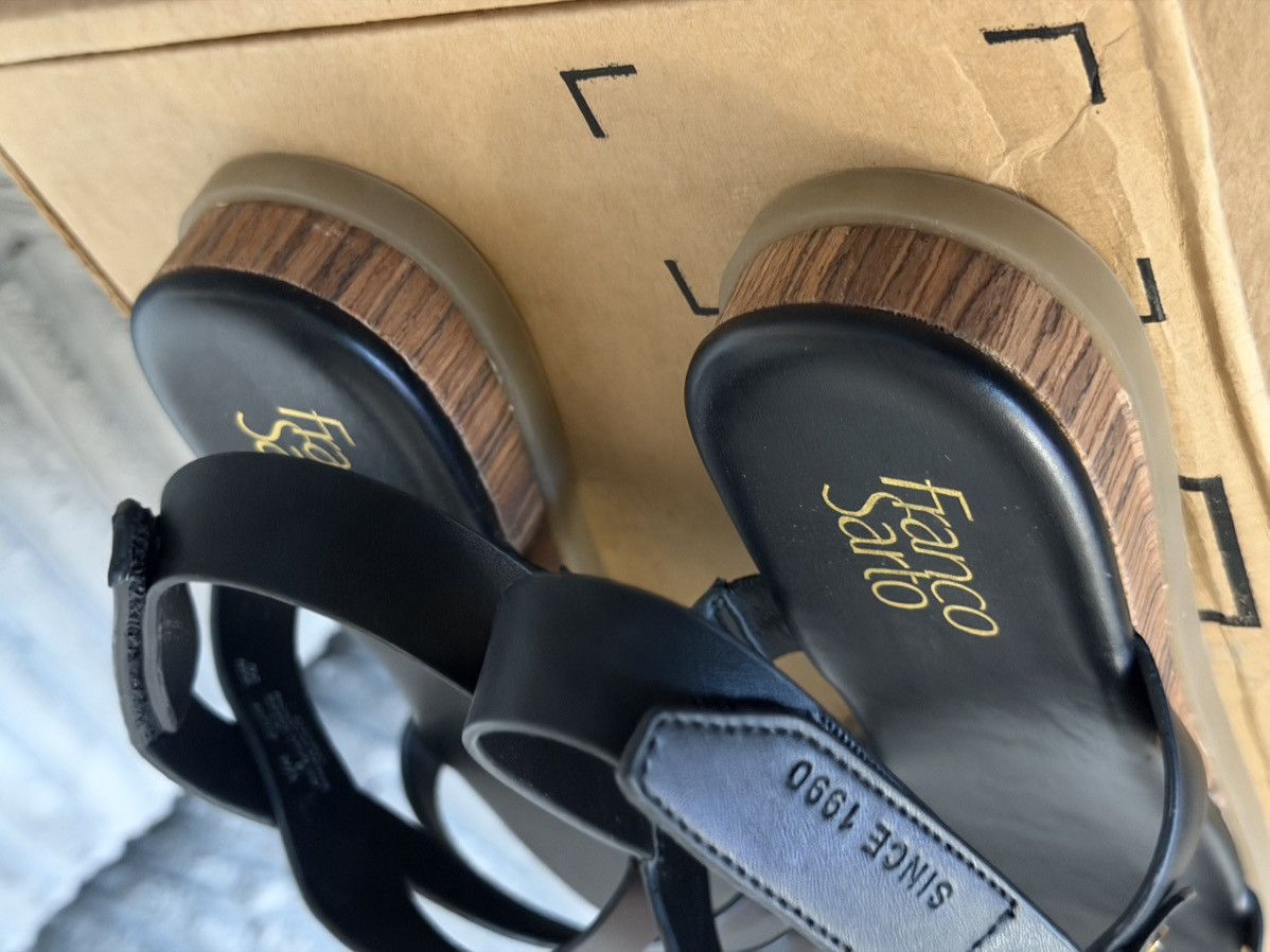 Franco Sarto Women black sandals Size US 9 / IT 39 - 5 Thumbnail