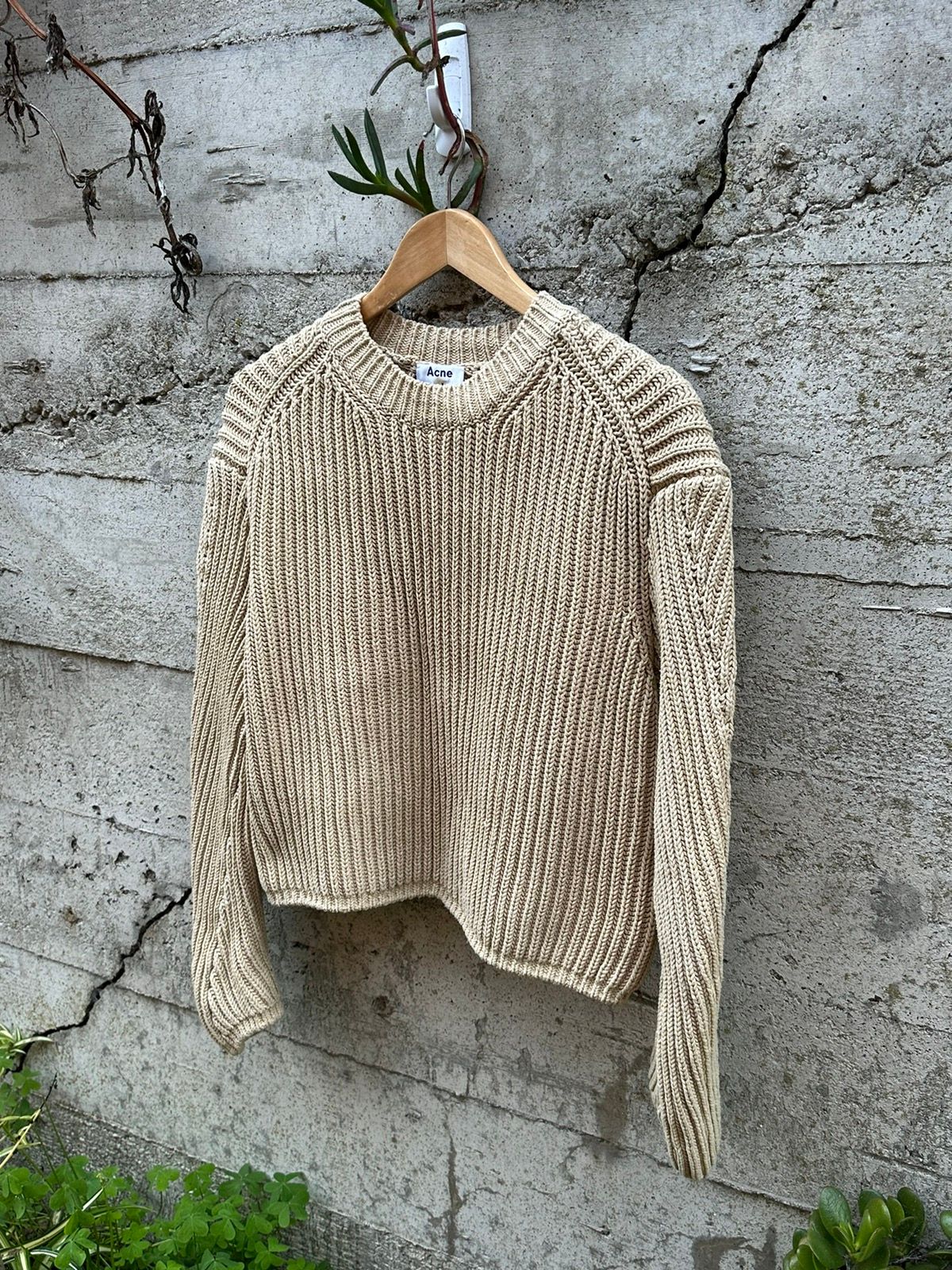 Pre-owned Acne Studios Grail  Ribbed Sweater In Multicolor