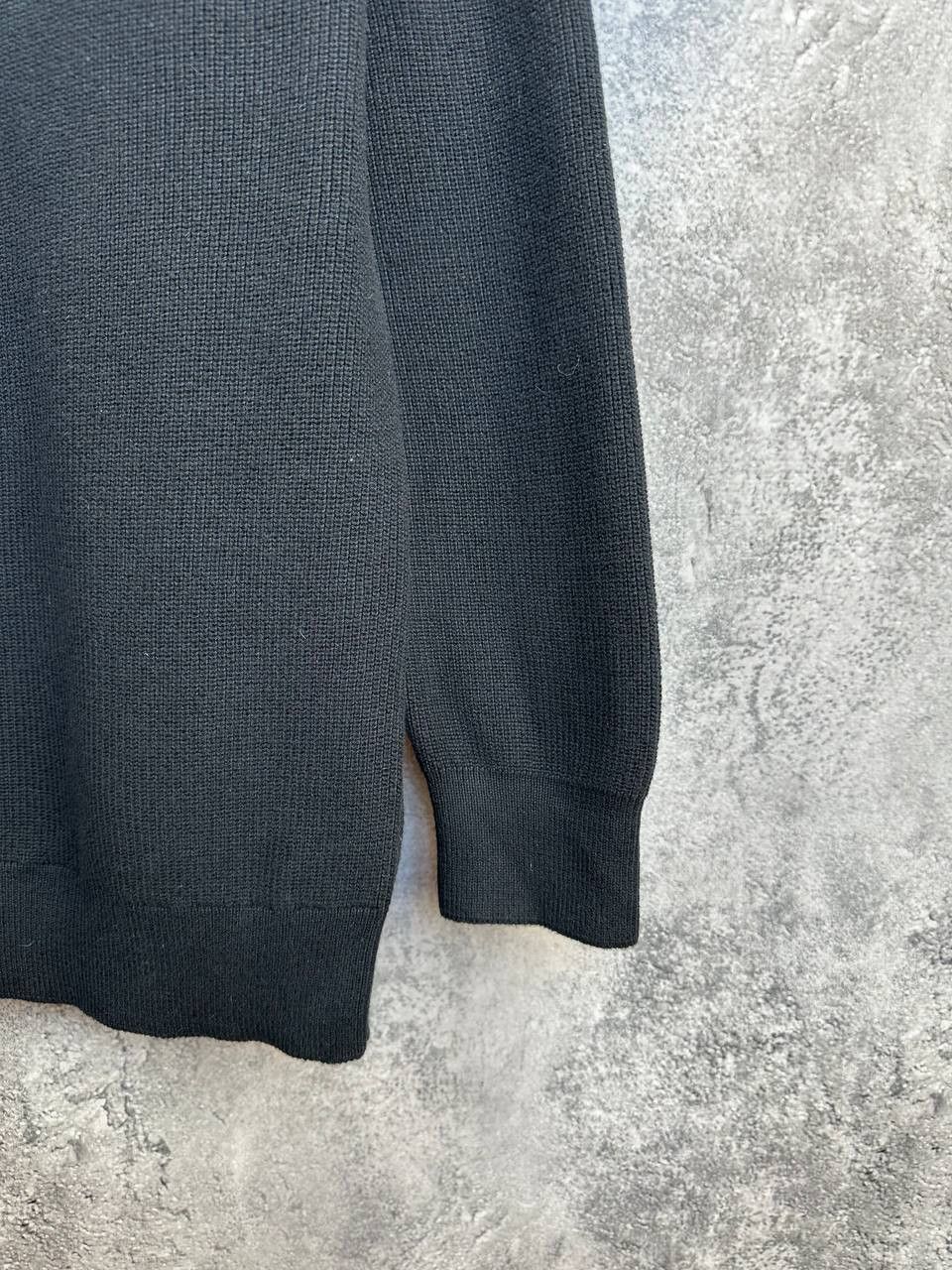 Paul James Paul James Waffle Knit Sweater Black Crew Jumper Sweatshirt Size US S / EU 44-46 / 1 - 8 Thumbnail
