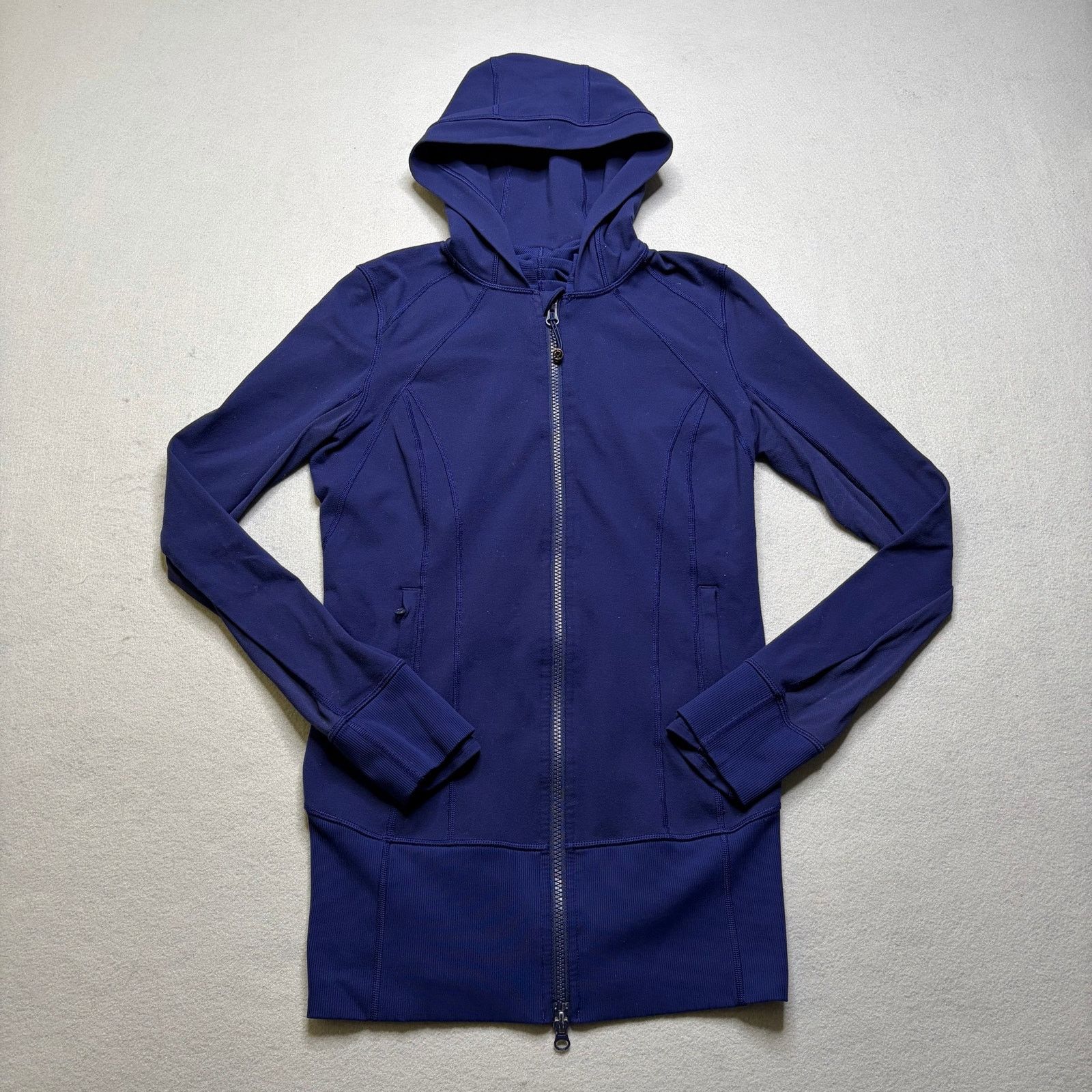 Lululemon Lululemon Womens Hooded Jacket Size 6 Blue Full Zip Walking Size M / US 6-8 / IT 42-44 - 1 Thumbnail