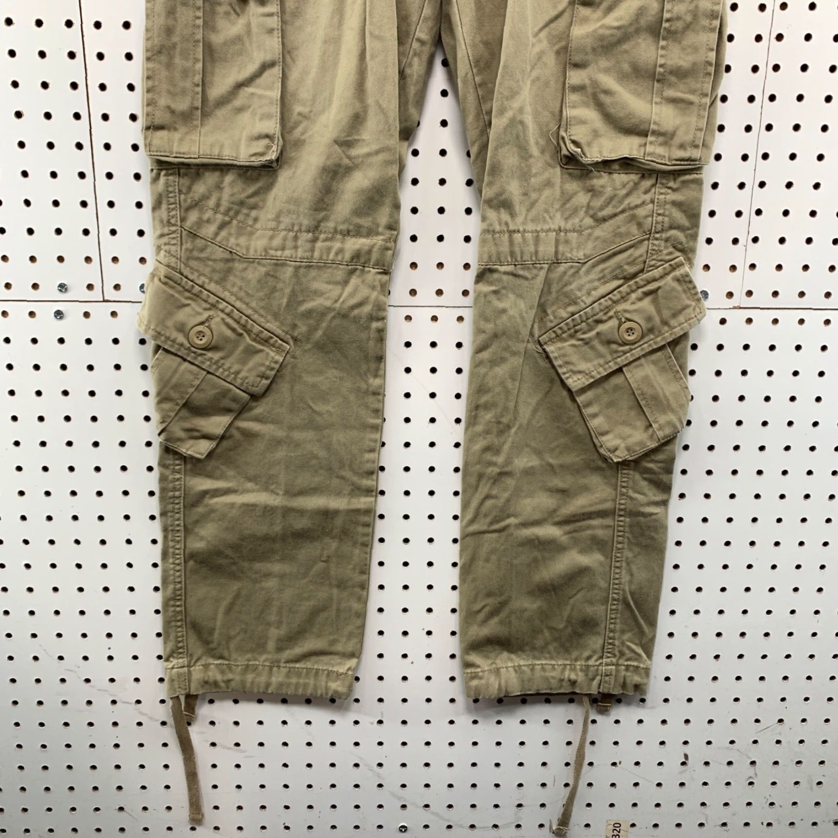 Vintage VINTAGE Matchstick Cargo Pants Mens Size 30 Brown Utility Skater Relaxed Fit 32x29.5 Size US 30 / EU 46 - 4 Thumbnail