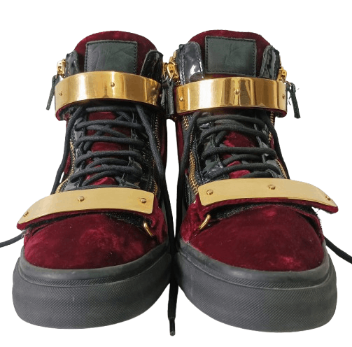 Other Giuseppe Zanotti Navy Blue/Black Coby High Tops[Authentic] Size US 7 / EU 40 - 4 Thumbnail