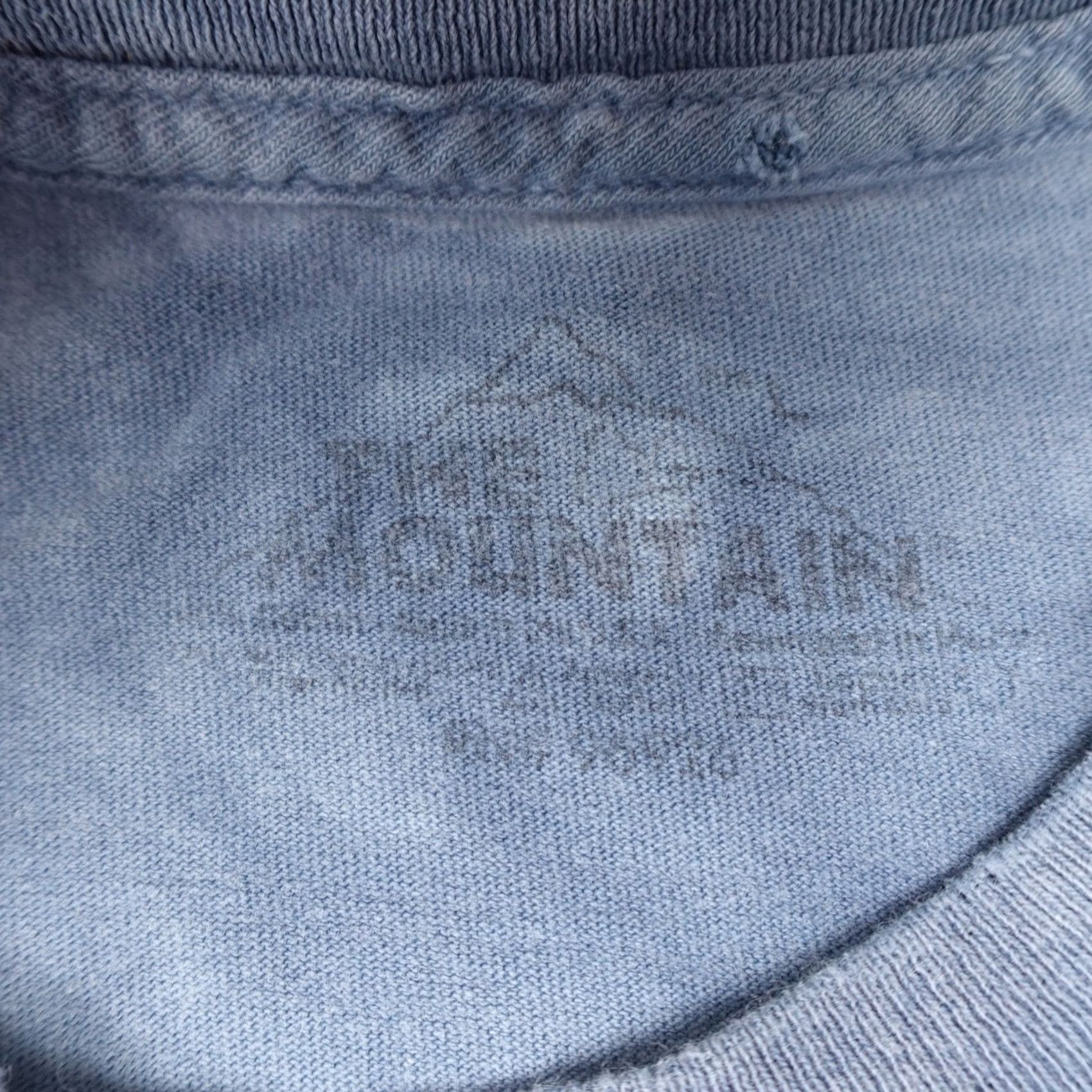 The Mountain VINTAGE The Mountain Shirt Mens L Blue Bald Eagle Wildlife Nature Graphic Shirt Men Blue Bald Eagle Nature Graphic Print Size US L / EU 52-54 / 3 - 2 Thumbnail