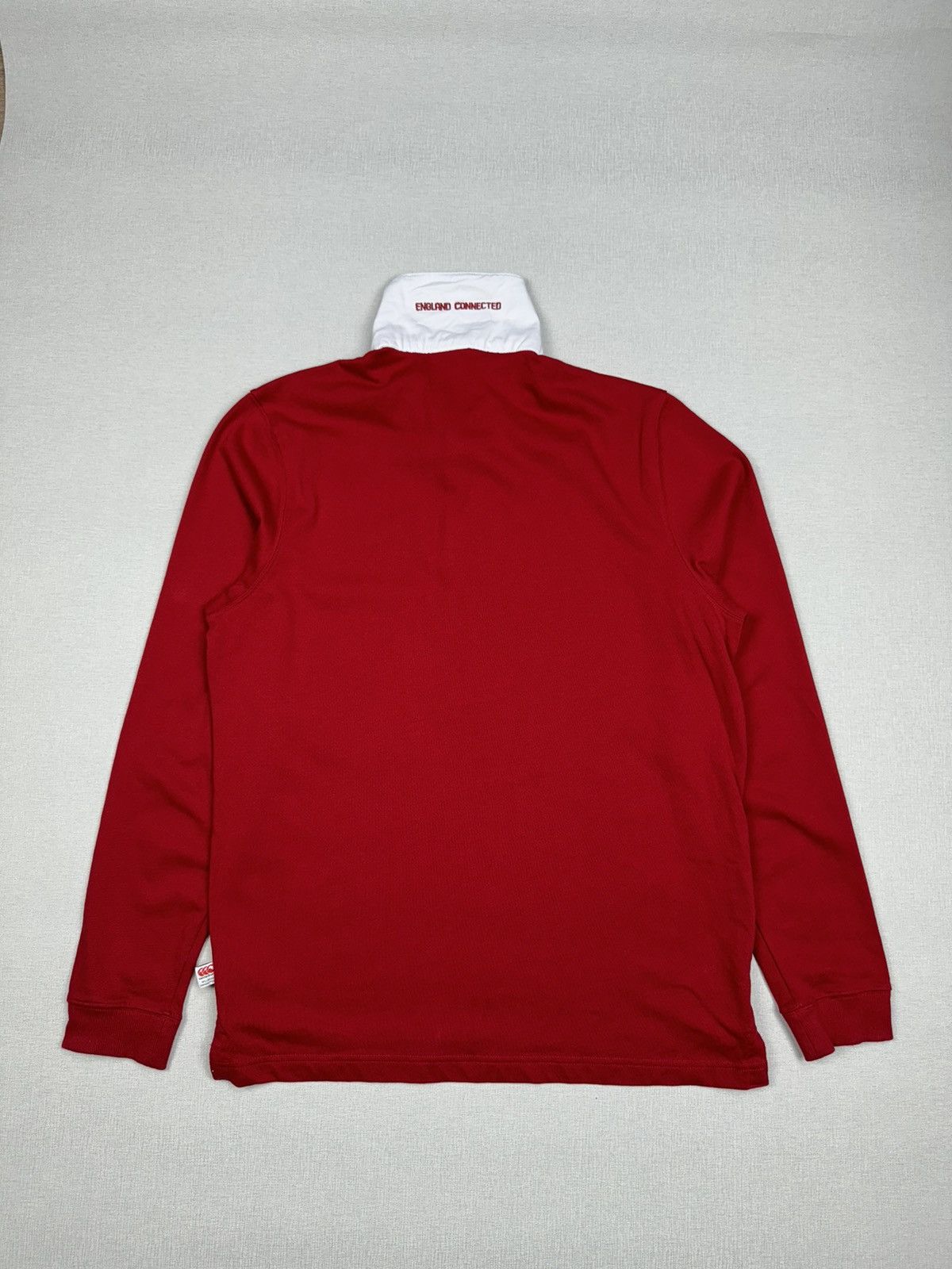 Vintage Men’s Canterbury England O2 Long Sleeve Rugby Shirt size L Size US L / EU 52-54 / 3 - 7 Thumbnail