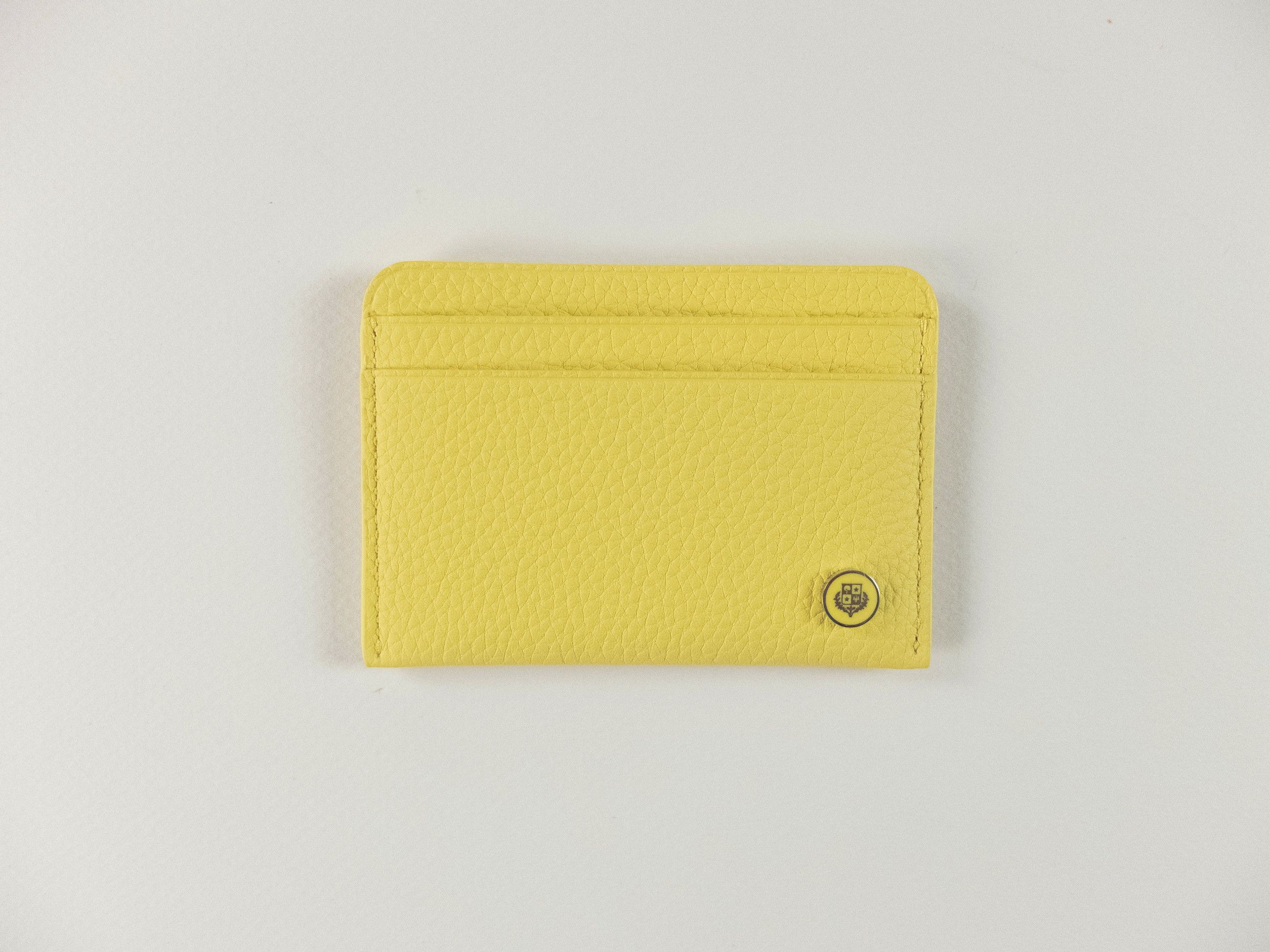 Loro Piana LORO PIANA Crest yellow leather card holder wallet Size ONE SIZE - 1 Thumbnail