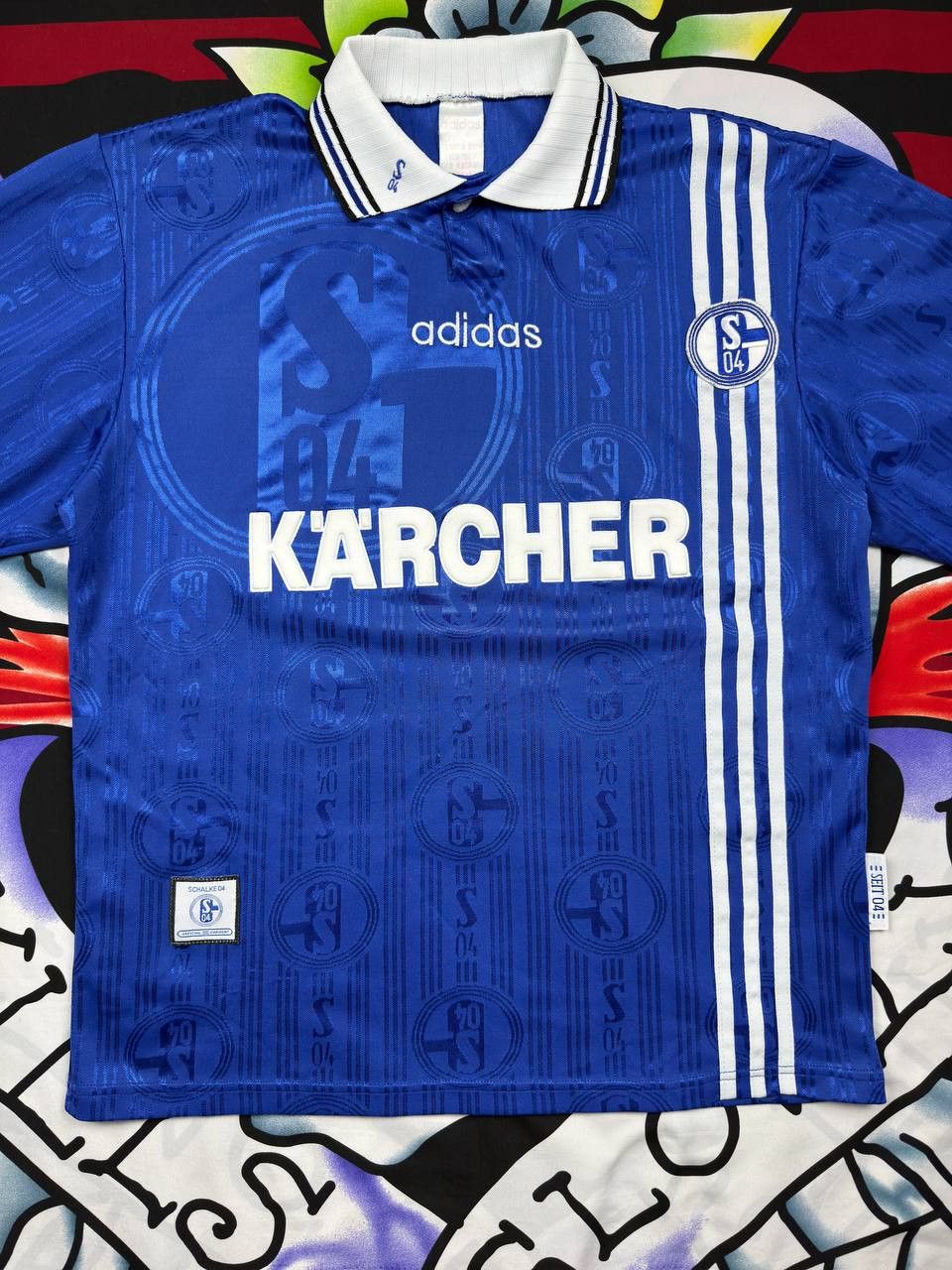 Adidas Adidas Schalke 04 football shirt 1997 soccer/jersey Size XL Size US XL / EU 56 / 4 - 1 Thumbnail