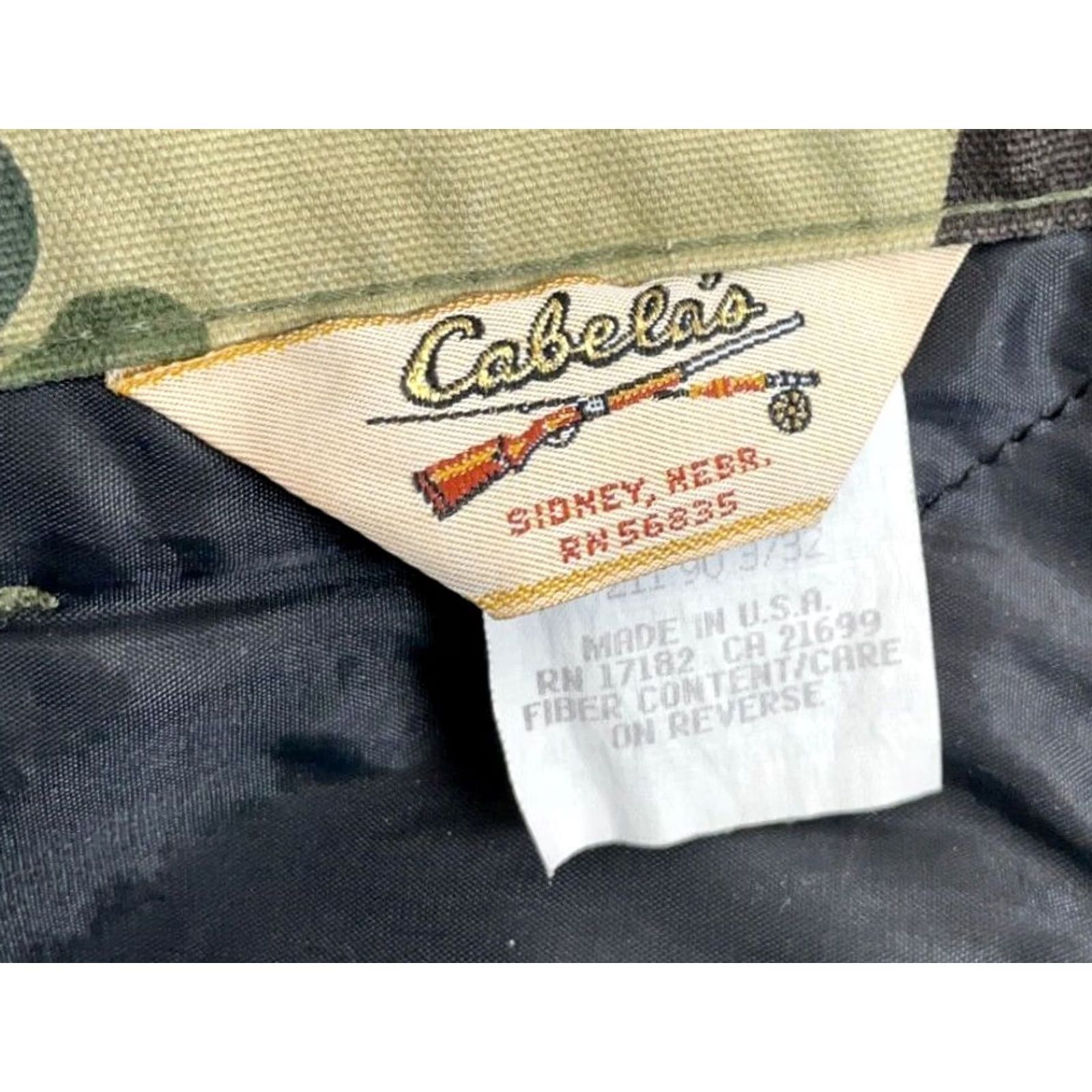 Vintage VINTAGE Cabela's Pants Canvas Camouflage Thinsulate Lined 31 x 33 Men Green 90s Baggy? Size US 31 - 3 Thumbnail