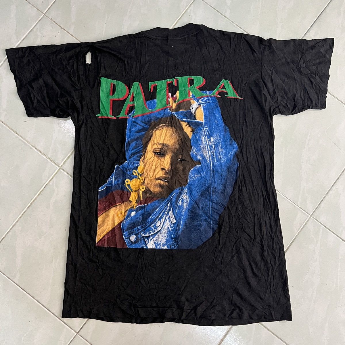 Rap Tees 🔥 90s Rare Vintage Patra Reggae Queen Rap Tee Size US XL / EU 56 / 4 - 4 Thumbnail
