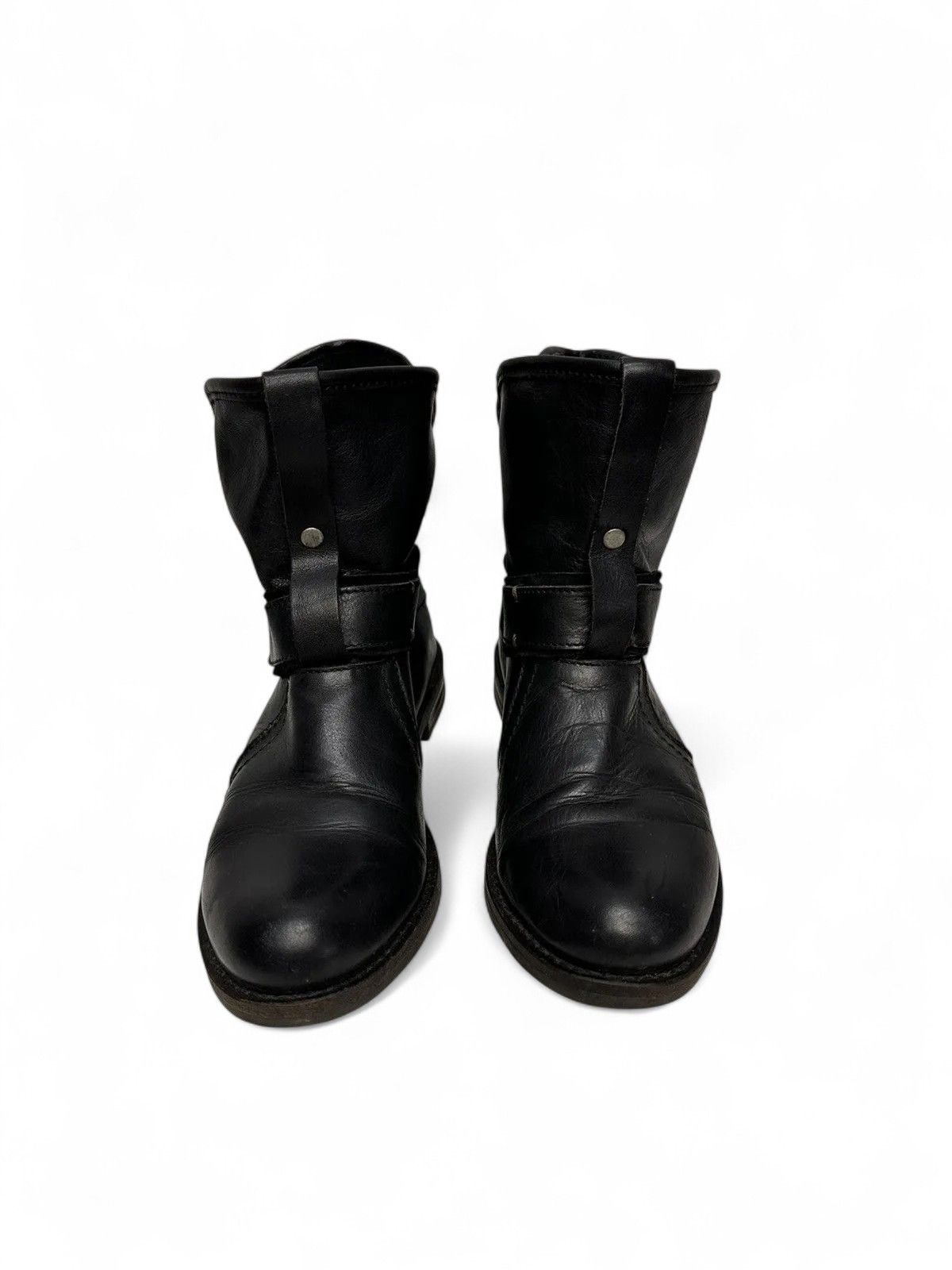 A.S.98 Buffalo Black Platform Boots Vintage Y2K Streetwear Style Size US 9 / IT 39 - 3 Thumbnail