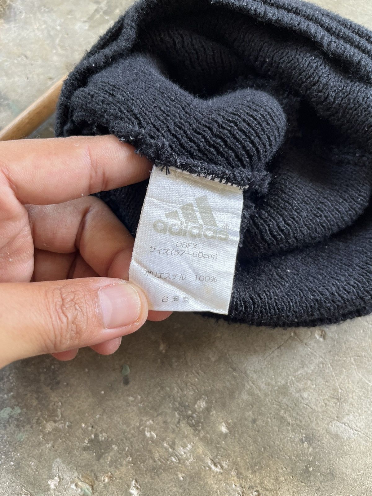 Adidas × Vintage 🔥Vintage Adidas Y2K Wrinkles Beanie Hats Size ONE SIZE - 4 Thumbnail