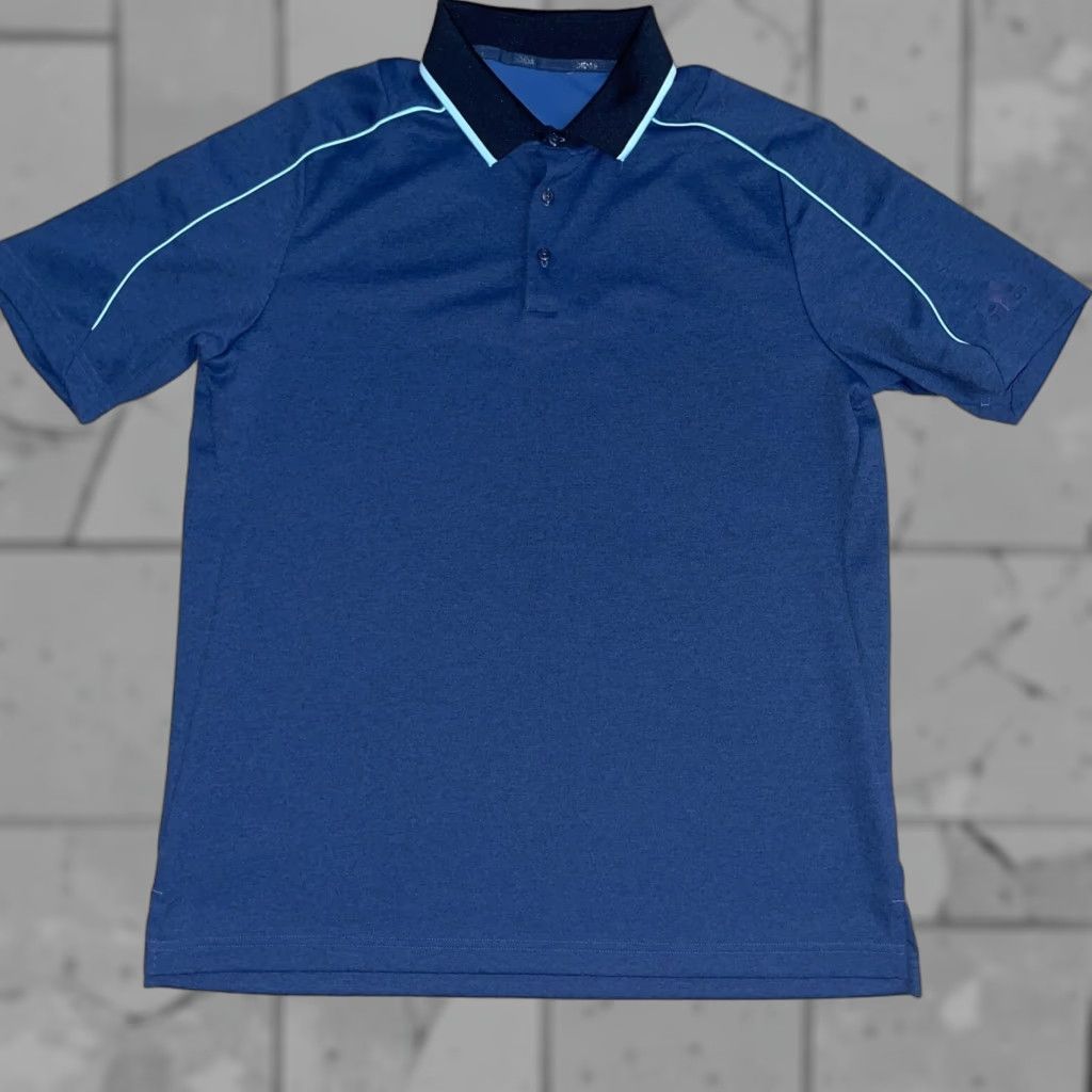 Adidas Adidas Men's Polo Shirt Short Sleeve Blue Large Casual Clothing Size US L / EU 52-54 / 3 - 1 Thumbnail
