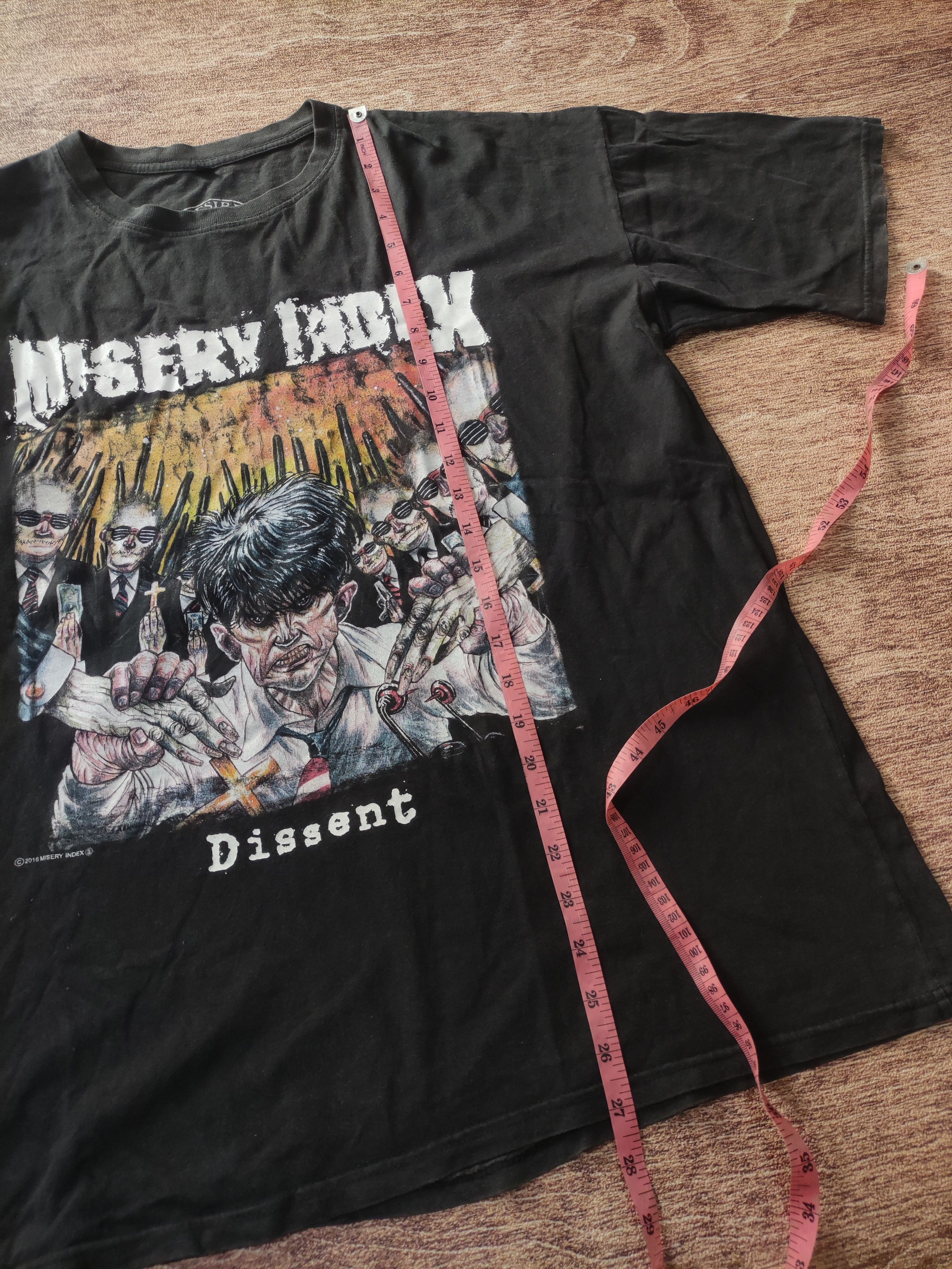Band Tees MISERY INDEX DISSENT Size US XL / EU 56 / 4 - 10 Thumbnail