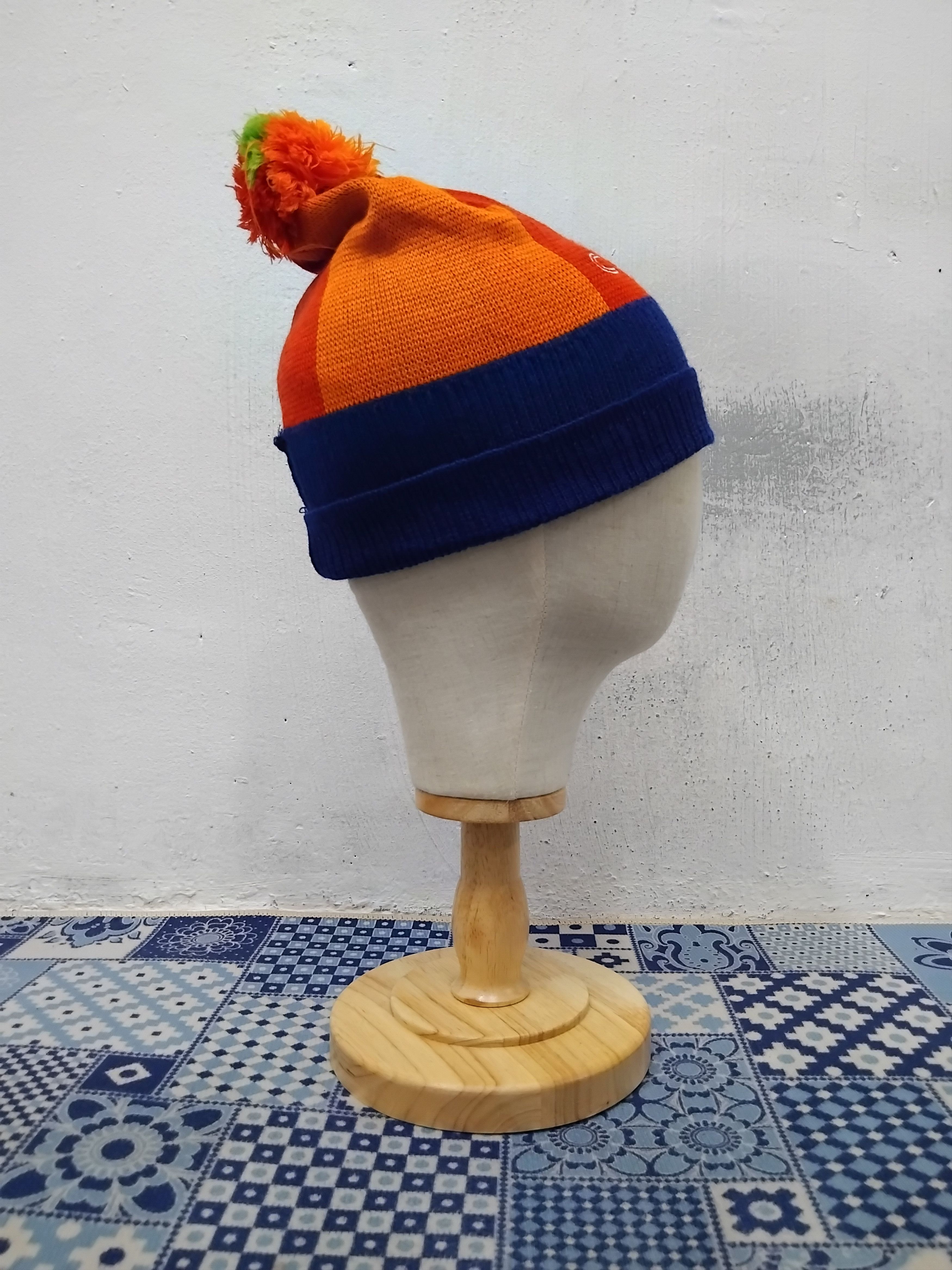Japanese Brand Cismon multicolour beanie hat Size ONE SIZE - 6 Thumbnail