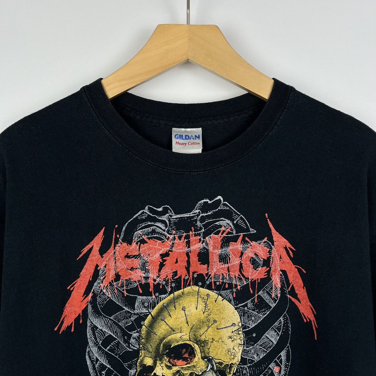 Band Tees Vintage Metallica Pushead Rare Rock Band T Shirt 2000’s Size US M / EU 48-50 / 2 - 7 Thumbnail