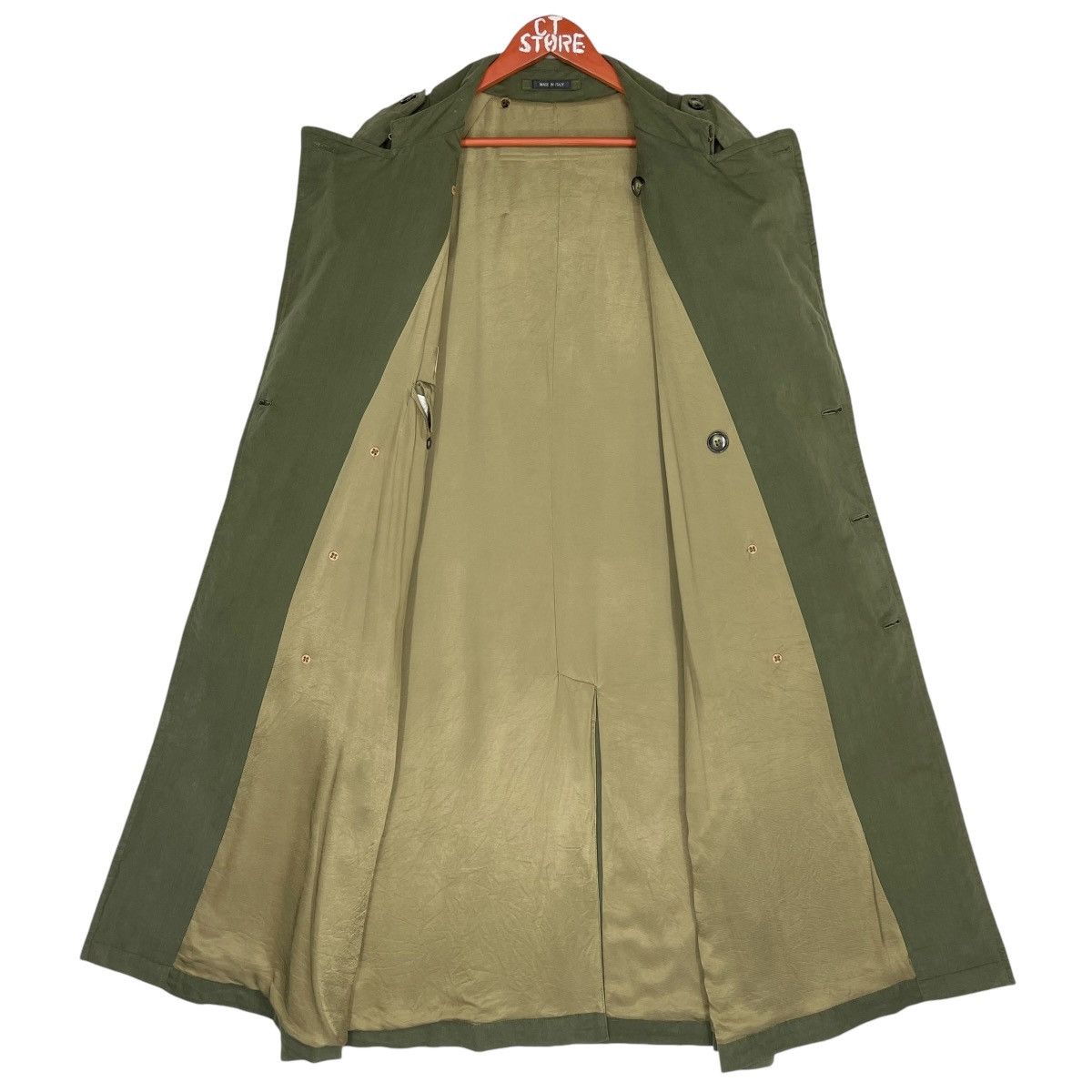 Vintage Vintage Varie Trench Coat Green Made In Italy Size US XL / EU 56 / 4 - 3 Thumbnail